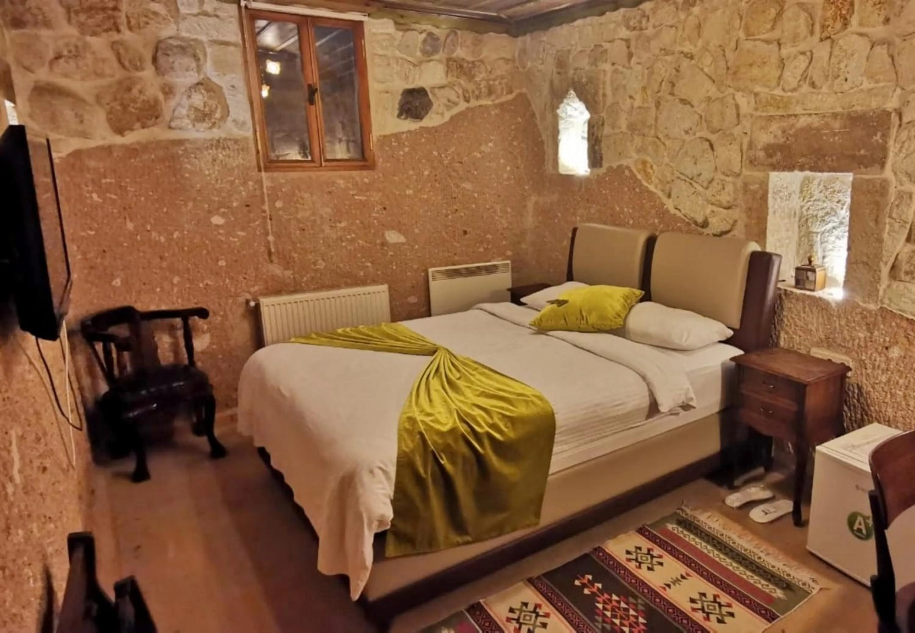 Bedroom, Bed in Cave Konak Hotel - Special Category