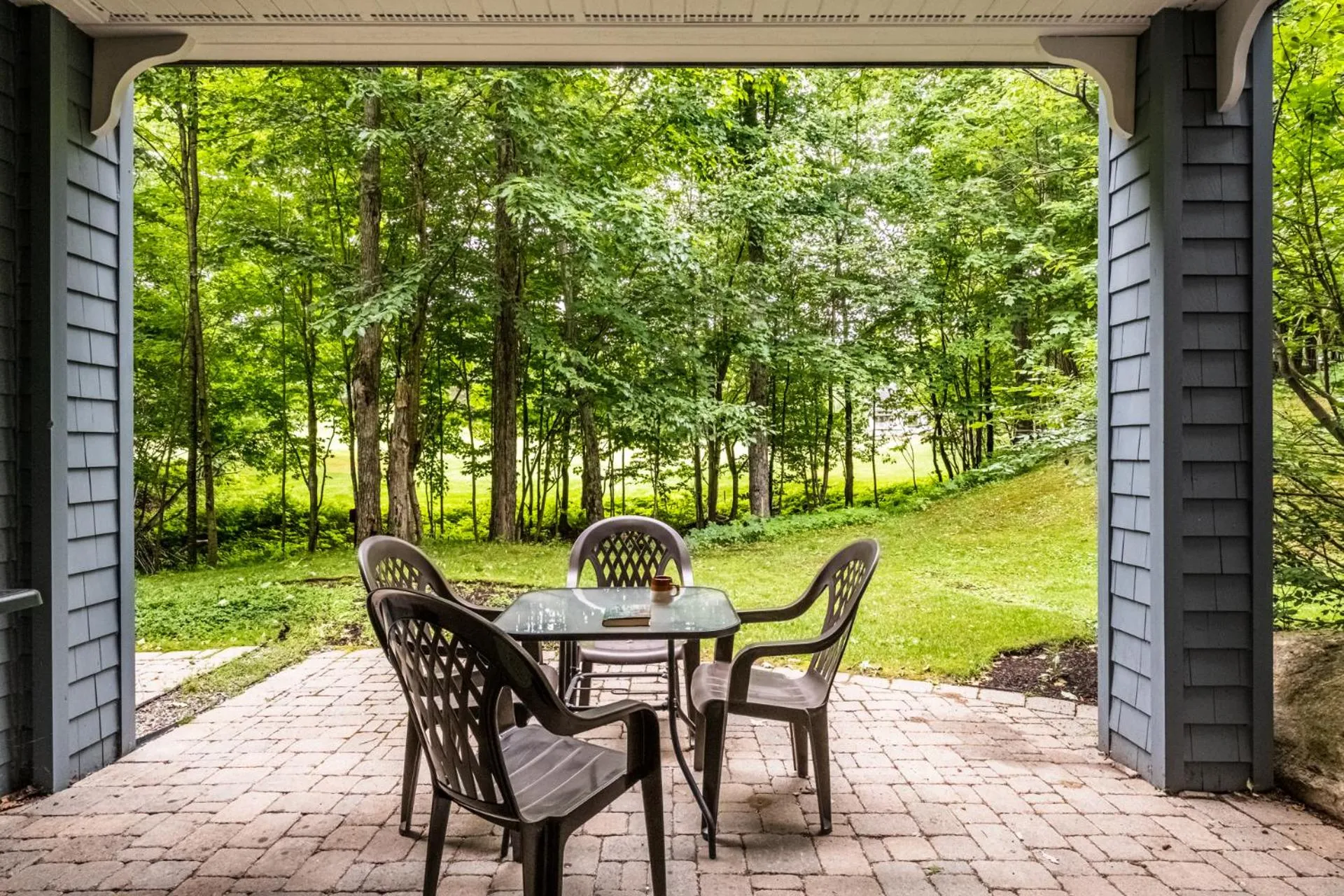 Patio in Le Sous-Bois (Les Manoirs) Mont-Tremblant