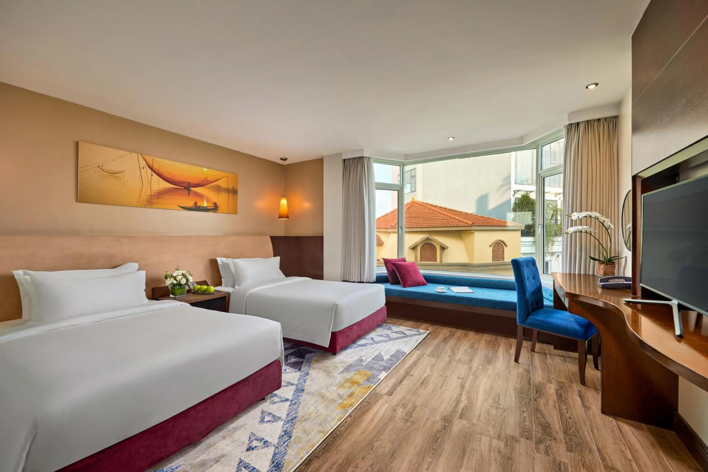 Bed in The Hanoi Club Hotel & Residences