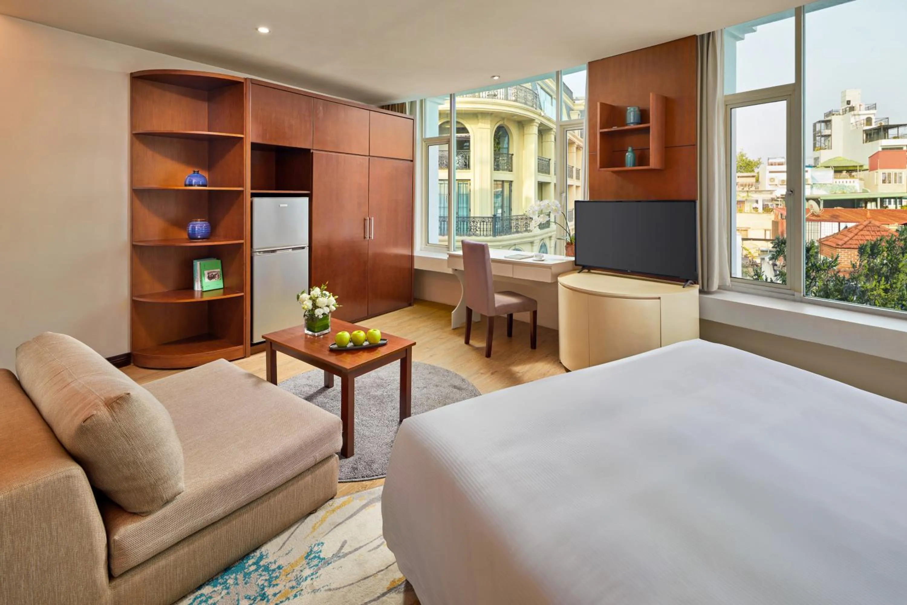 Bed in The Hanoi Club Hotel & Residences