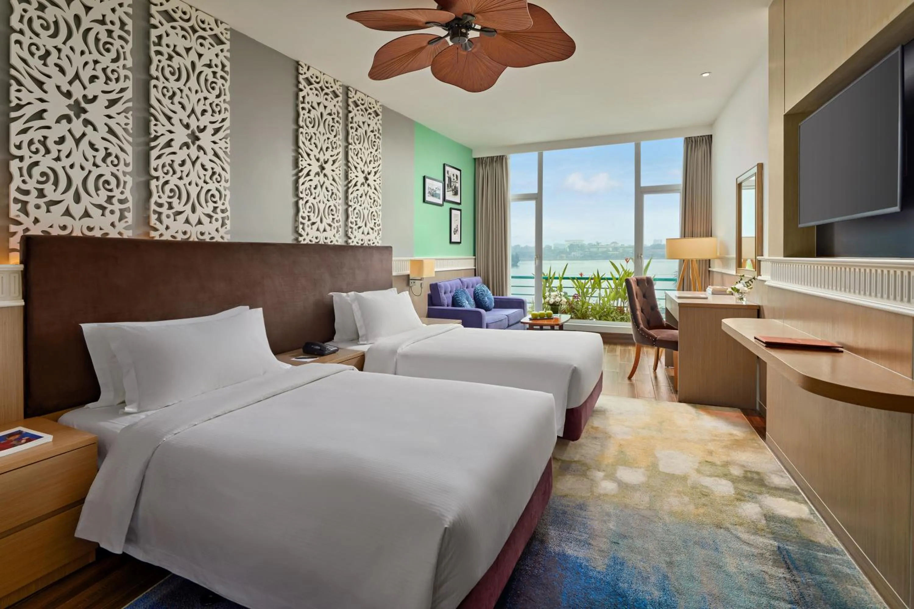 Bed in The Hanoi Club Hotel & Residences