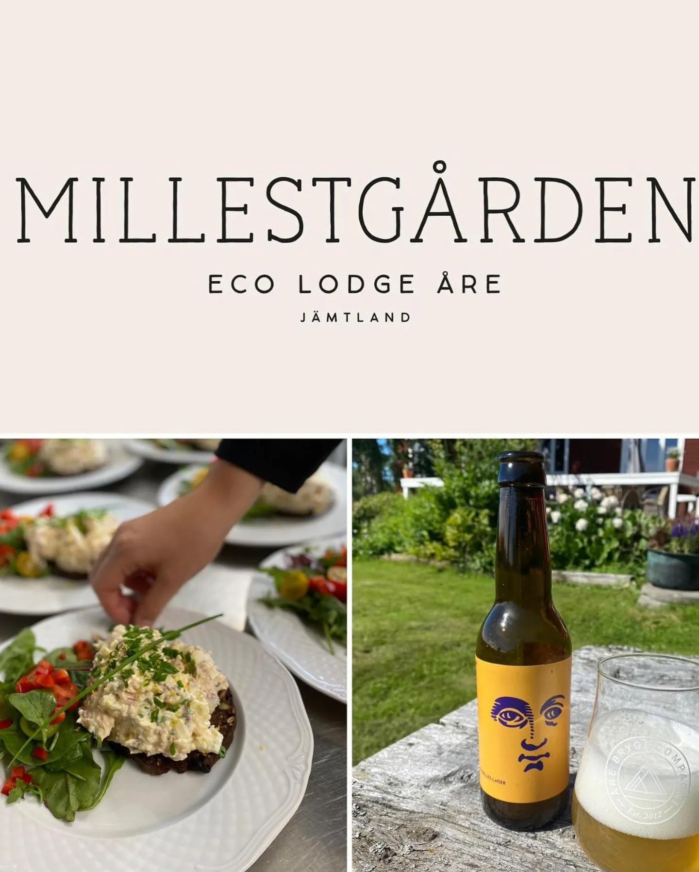 Restaurant/places to eat in Millestgården Eco lodge