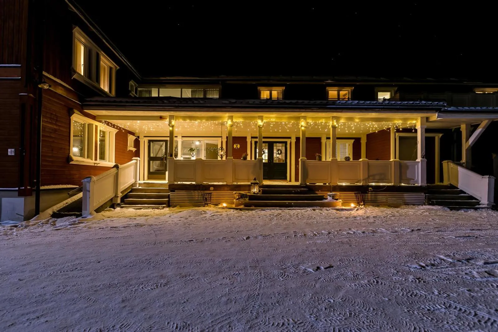 Property building in Millestgården Eco lodge