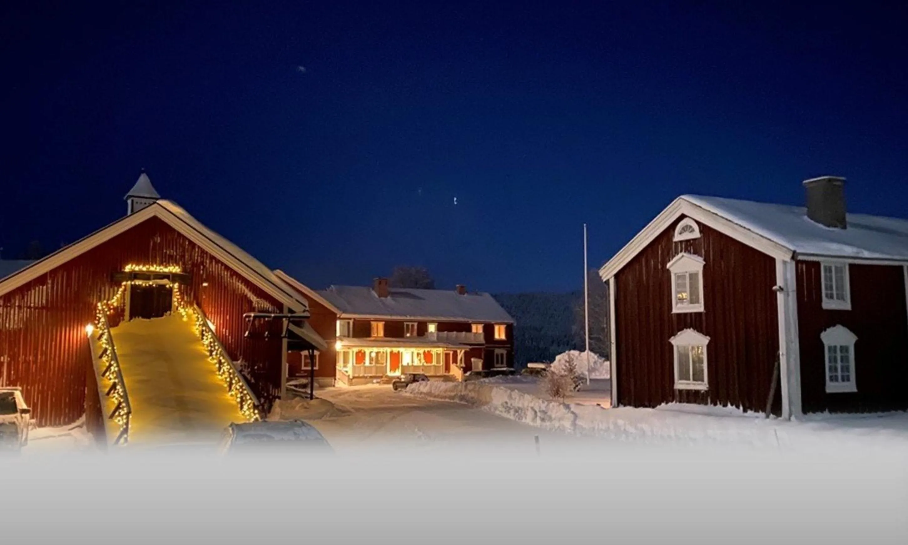 Property building in Millestgården Eco lodge