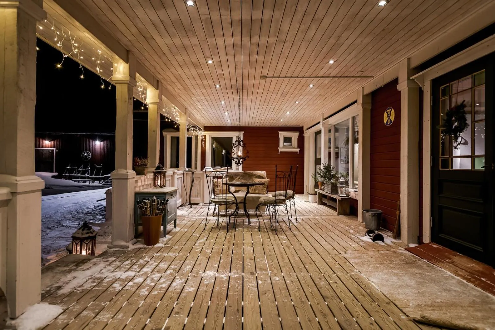 Property building in Millestgården Eco lodge