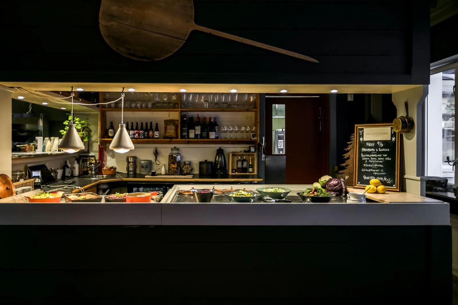 Restaurant/places to eat in Millestgården Eco lodge