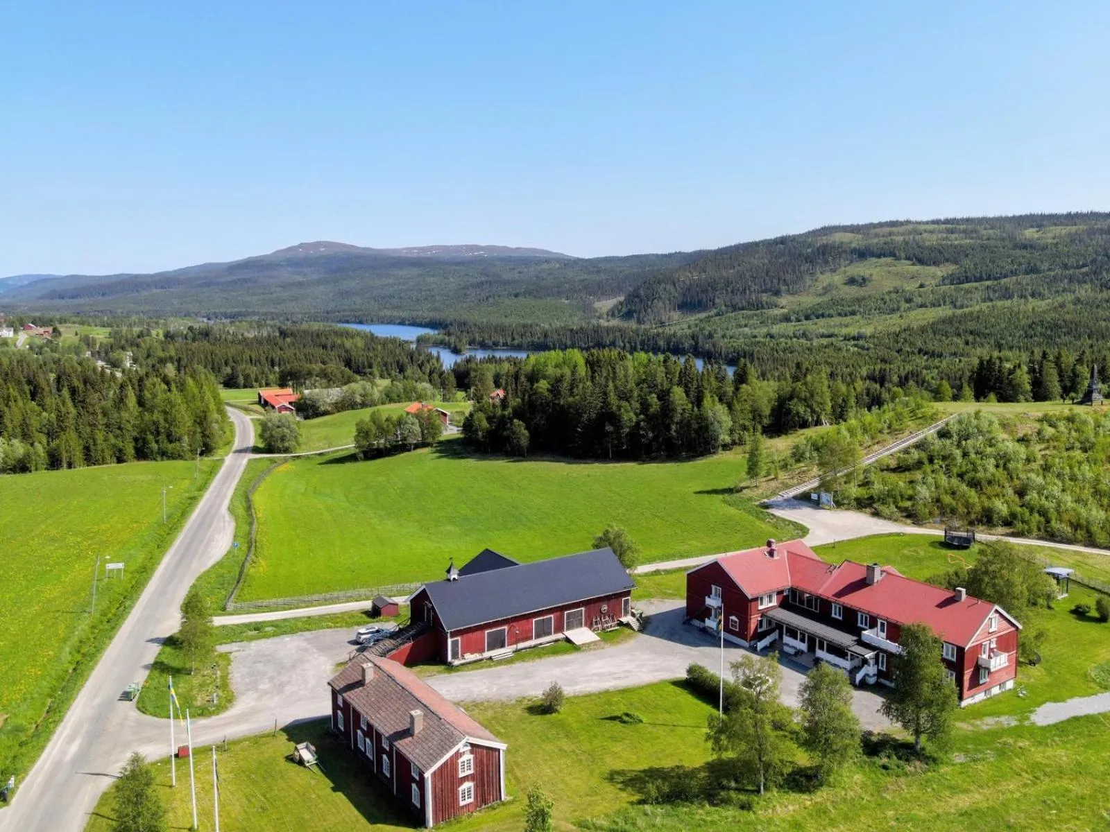 Property building in Millestgården Eco lodge