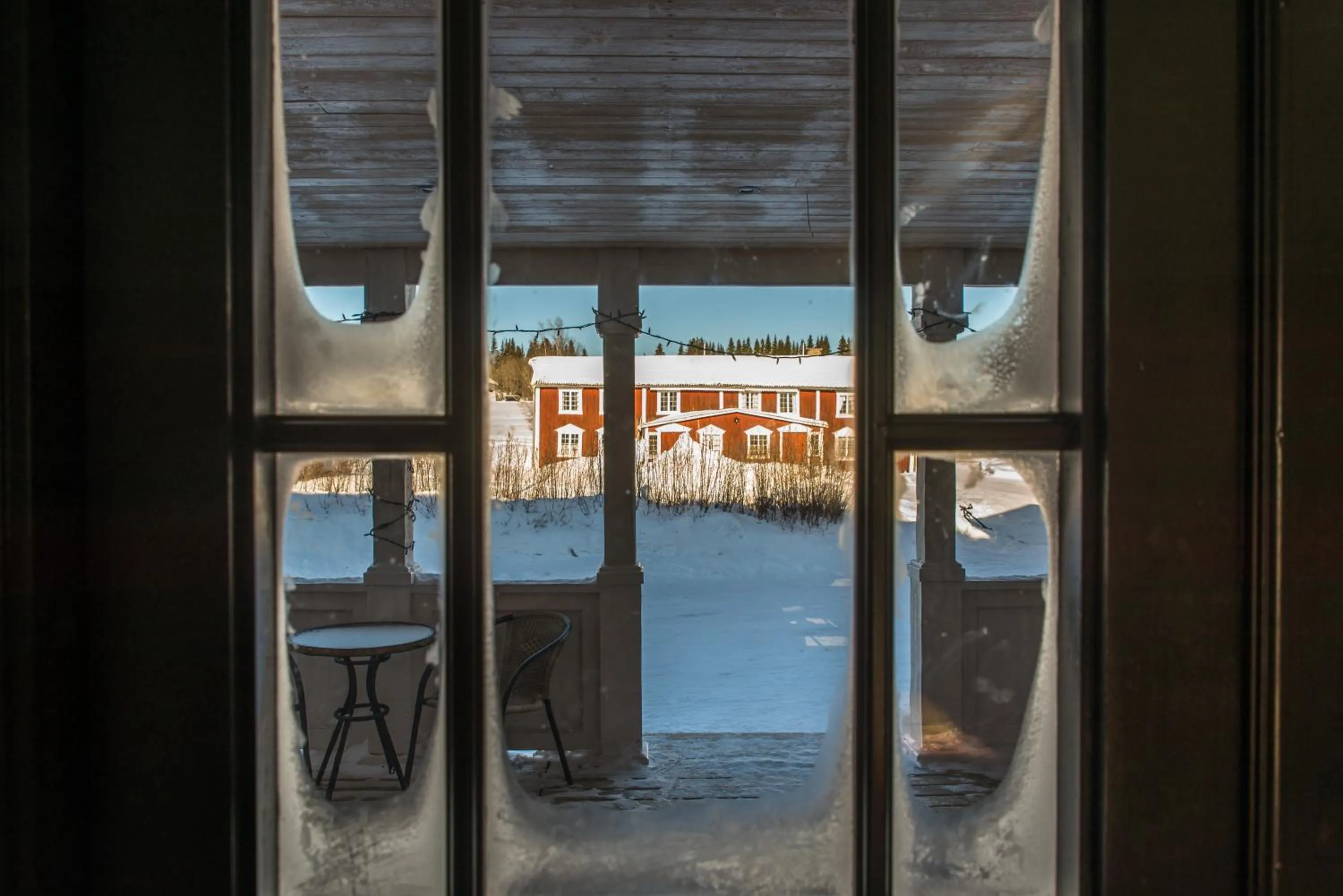 Lounge or bar in Millestgården Eco lodge