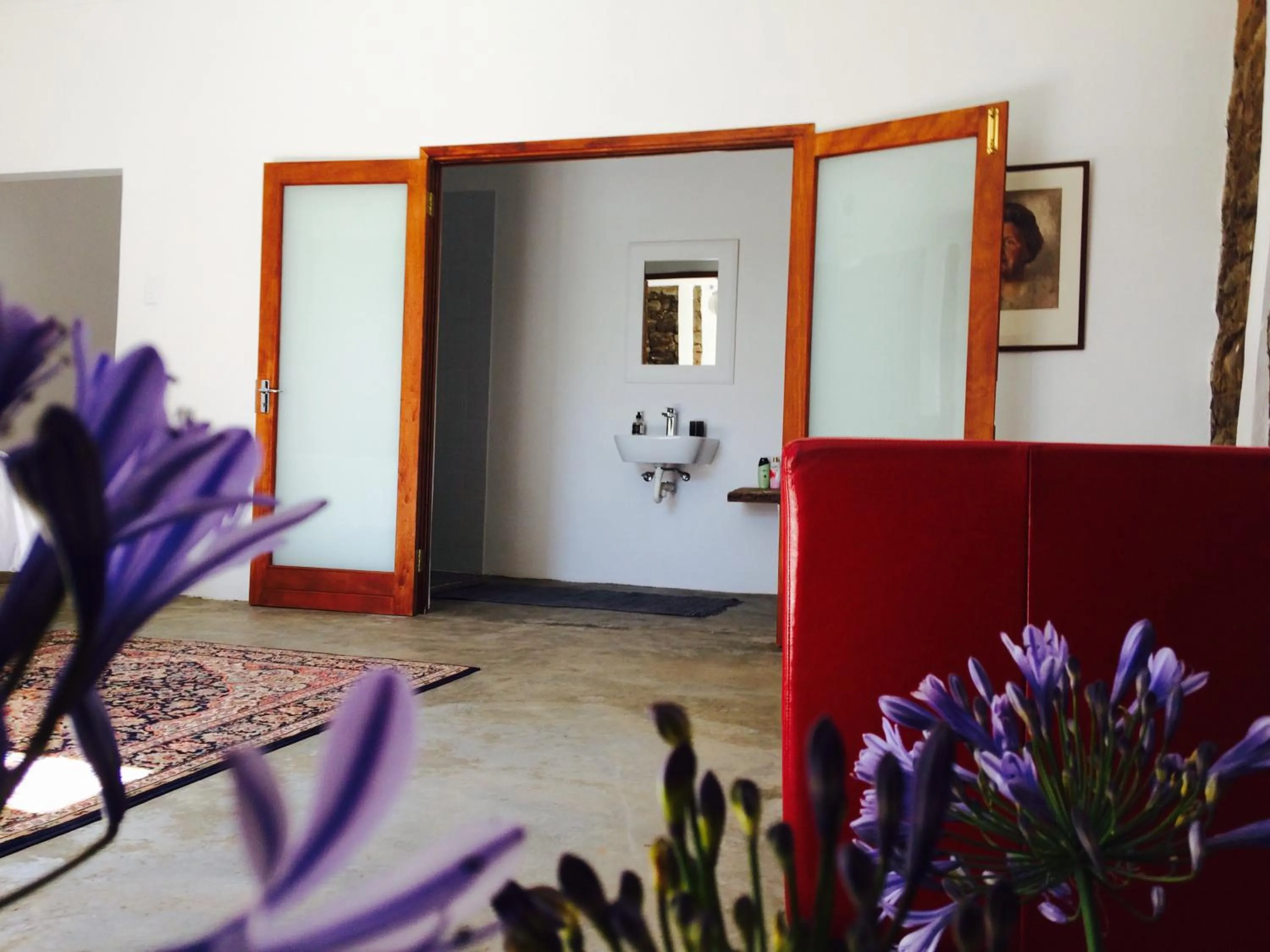 Seating area in Seven Fountains Farm