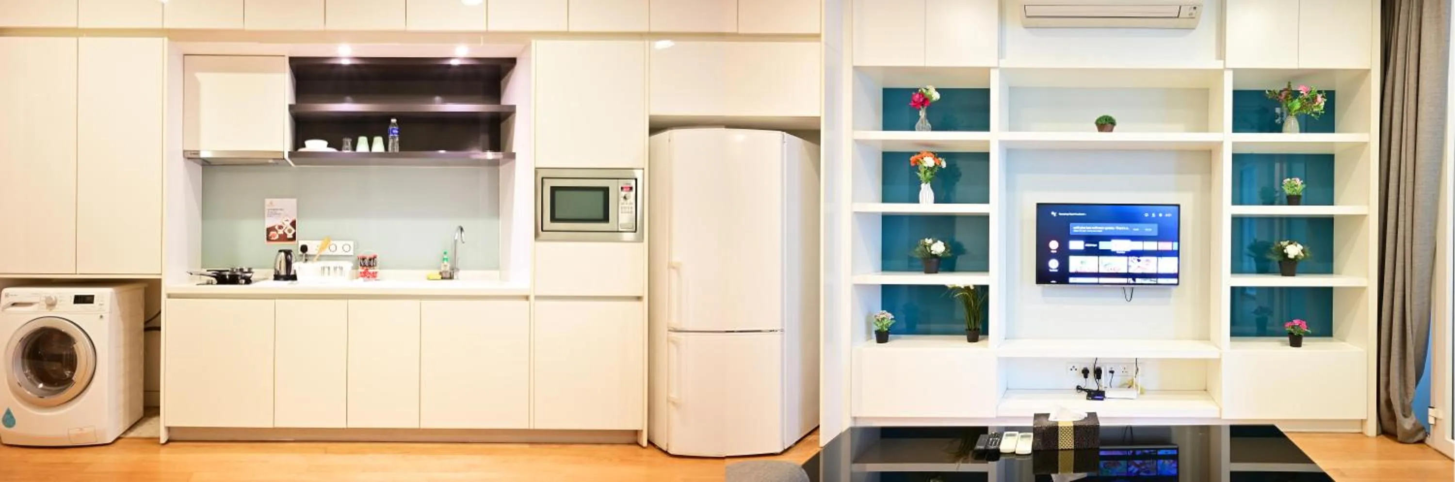 kitchen, Kitchen/Kitchenette in Saba Suites at Platinum KLCC Bukit Bintang Kuala Lumpur