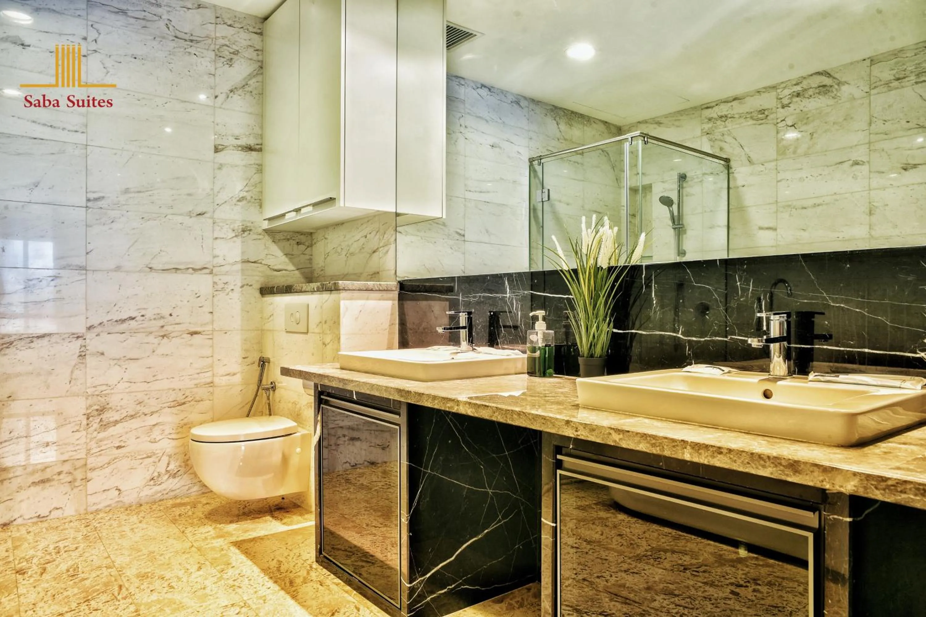 Bathroom in Saba Suites at Platinum KLCC Bukit Bintang Kuala Lumpur