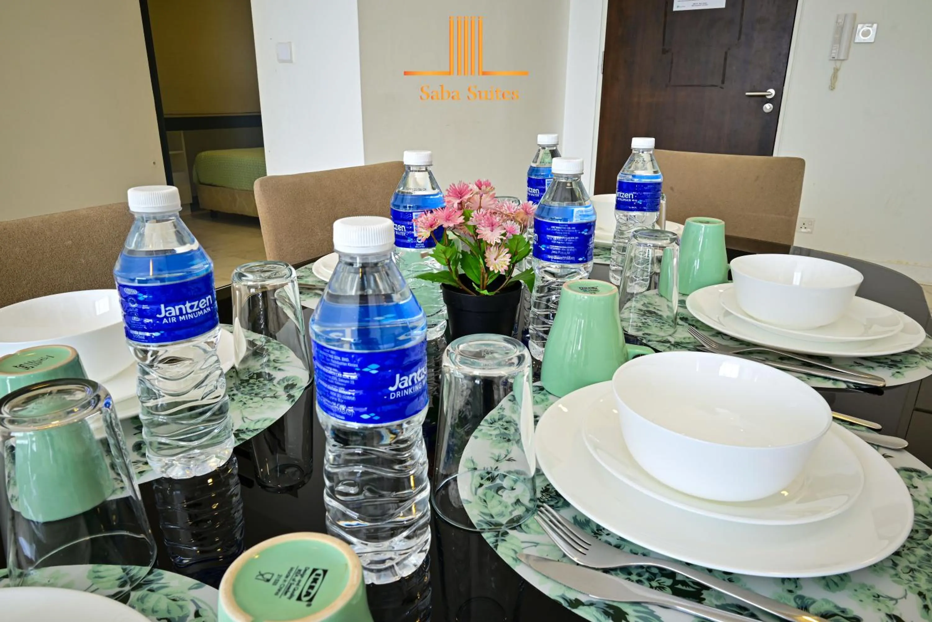 Dining area in Saba Suites at Platinum KLCC Bukit Bintang Kuala Lumpur