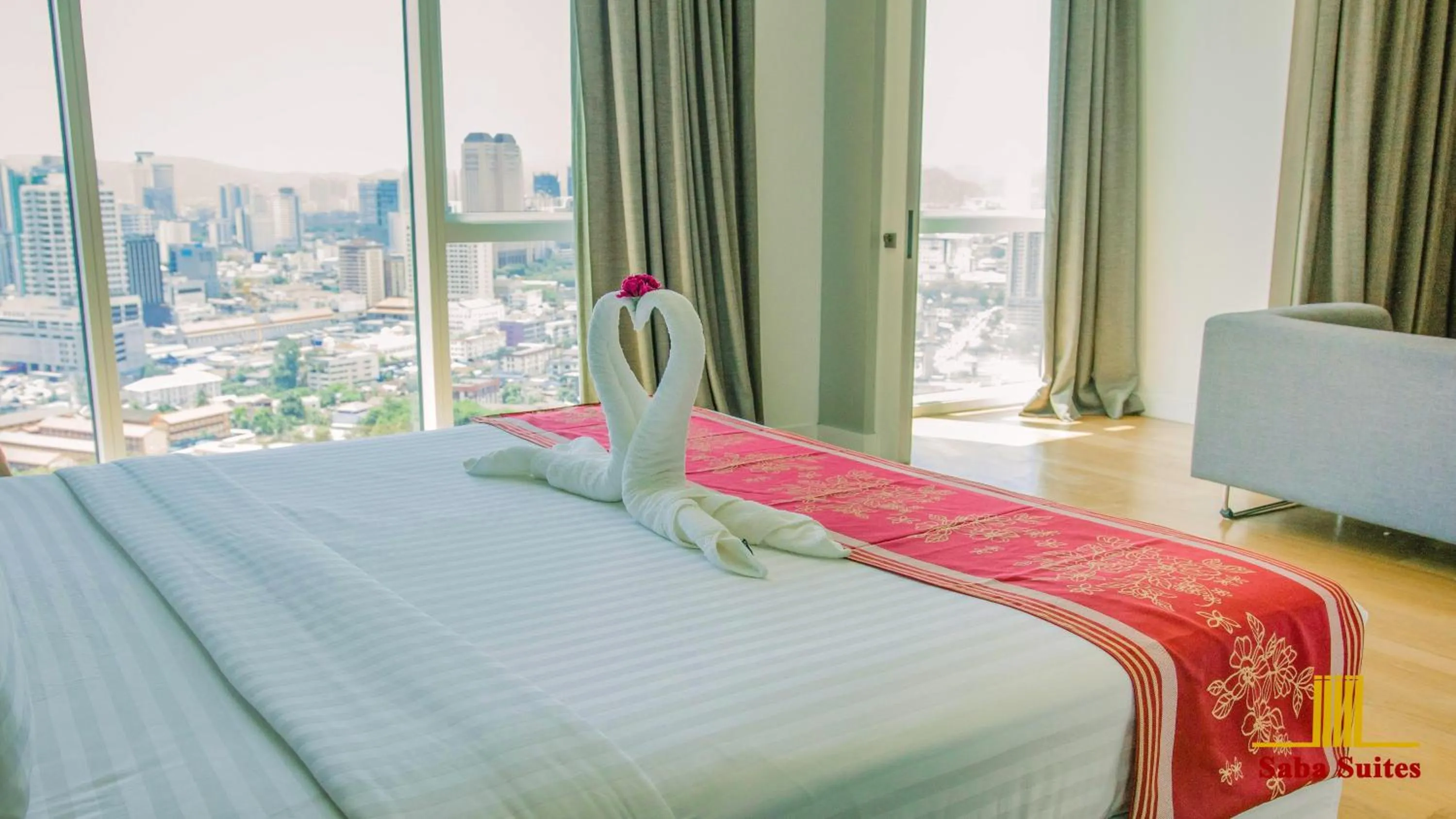City view, Bed in Saba Suites at Platinum KLCC Bukit Bintang Kuala Lumpur