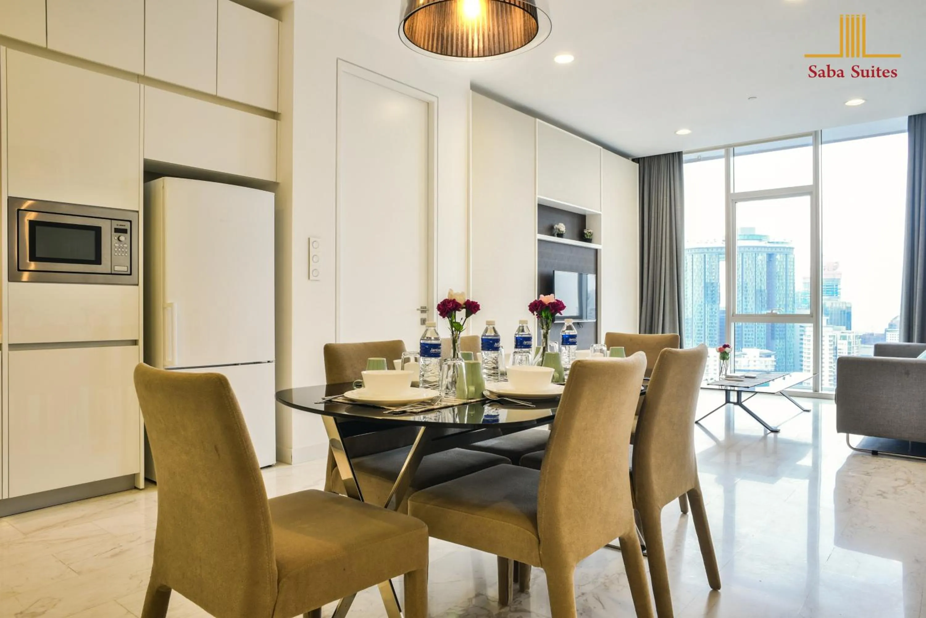 Dining Area in Saba Suites at Platinum KLCC Bukit Bintang Kuala Lumpur