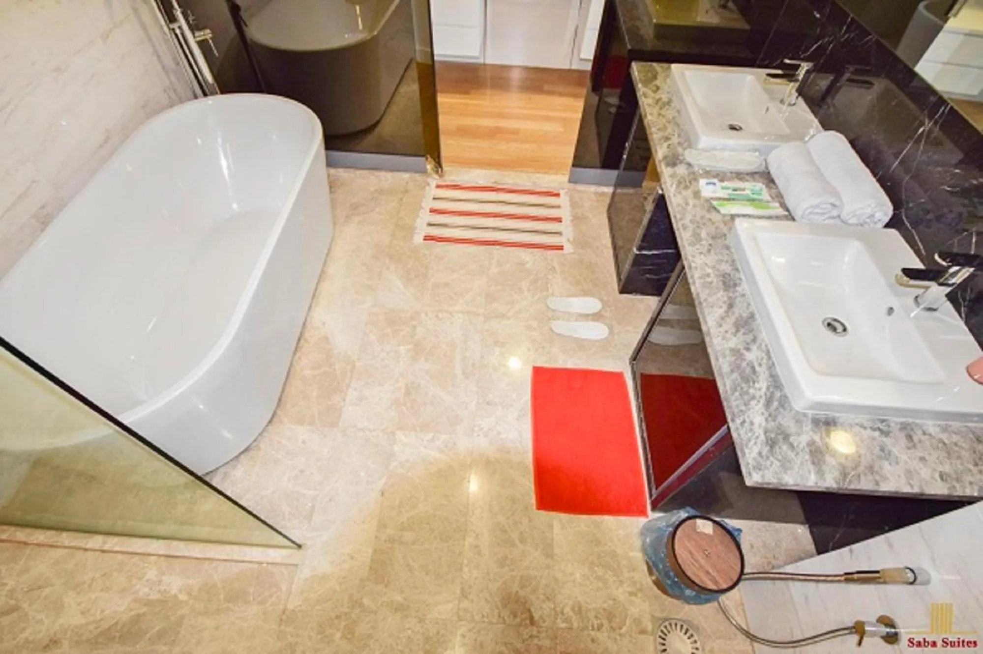 Bathroom in Saba Suites at Platinum KLCC Bukit Bintang Kuala Lumpur