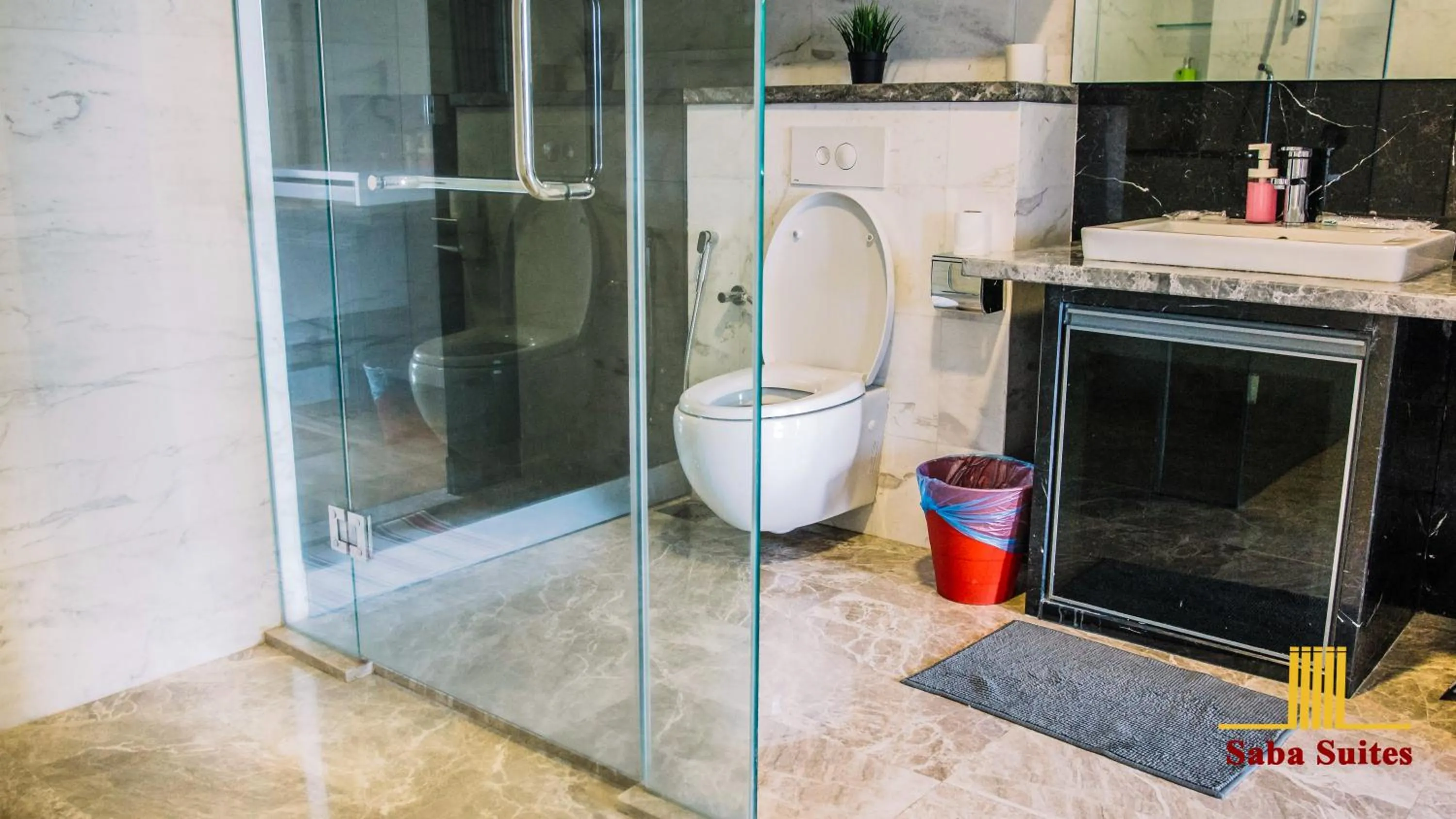 Toilet, Bathroom in Saba Suites at Platinum KLCC Bukit Bintang Kuala Lumpur