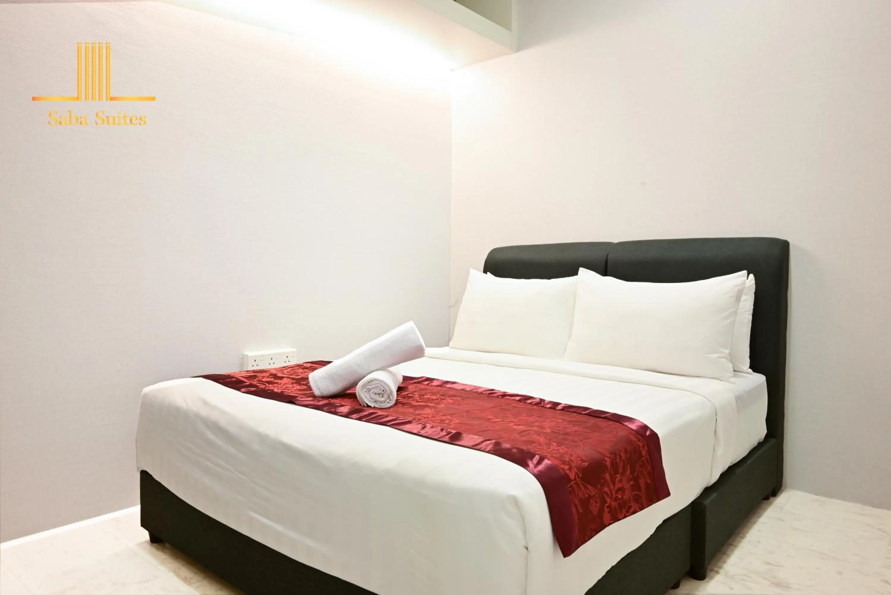 Bed in Saba Suites at Platinum KLCC Bukit Bintang Kuala Lumpur