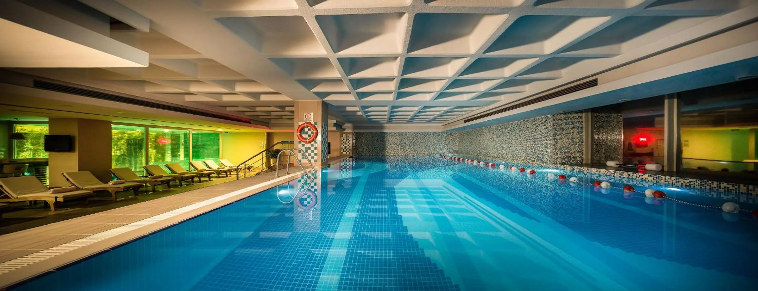 Swimming pool in Titanic Port Bakirkoy