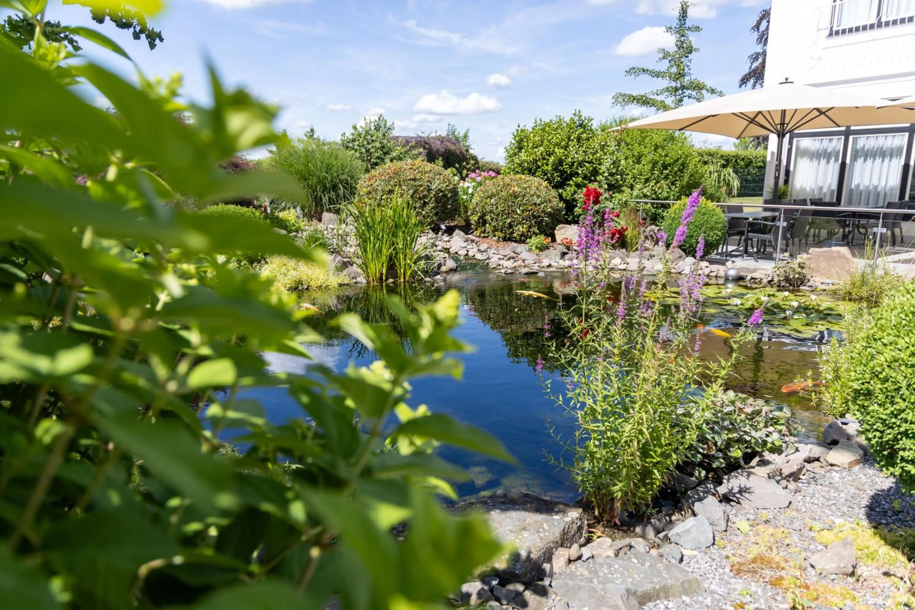 Garden view in Hotel Derichsweiler Hof