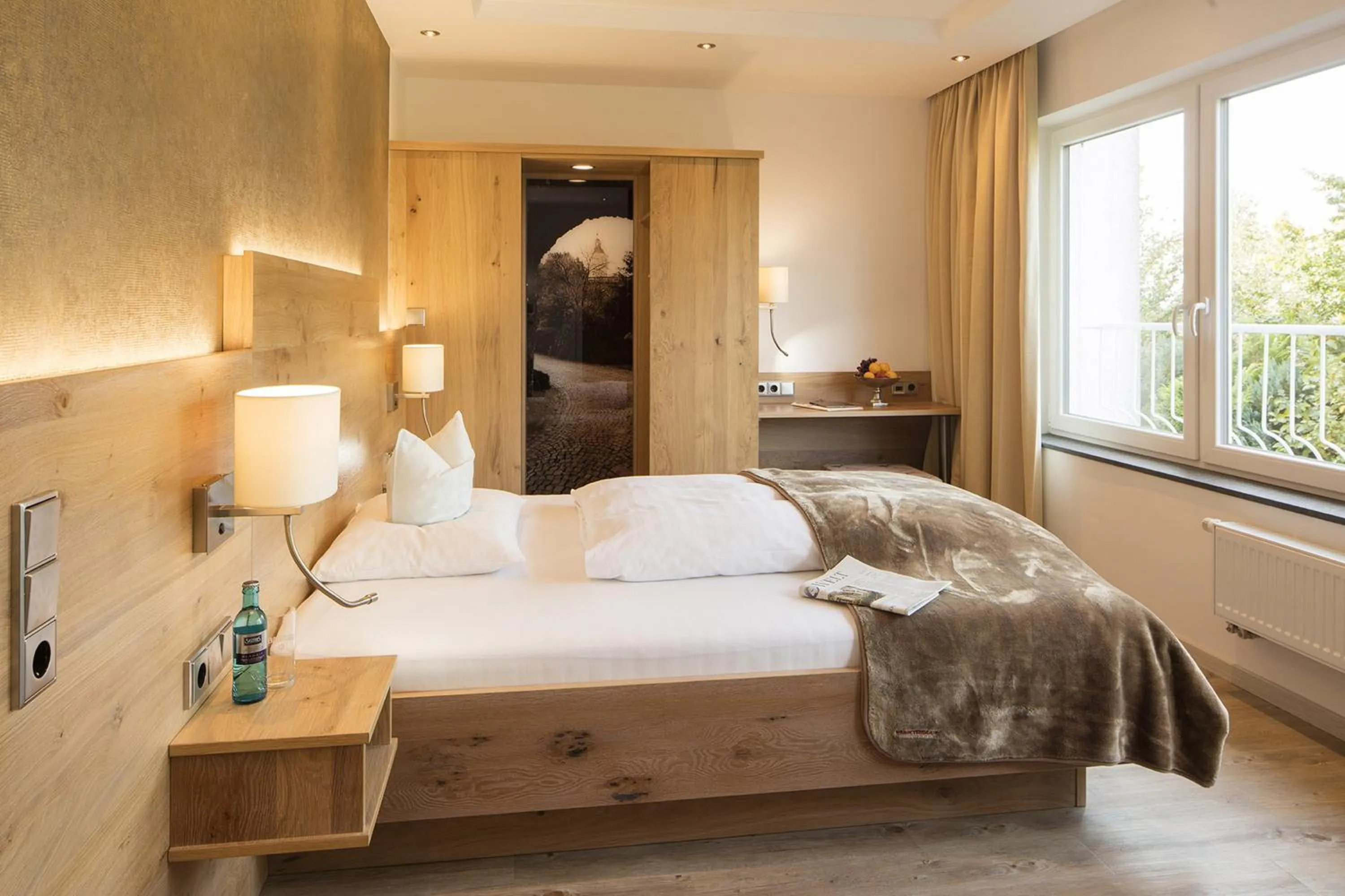 Photo of the whole room, Bed in Hotel Derichsweiler Hof