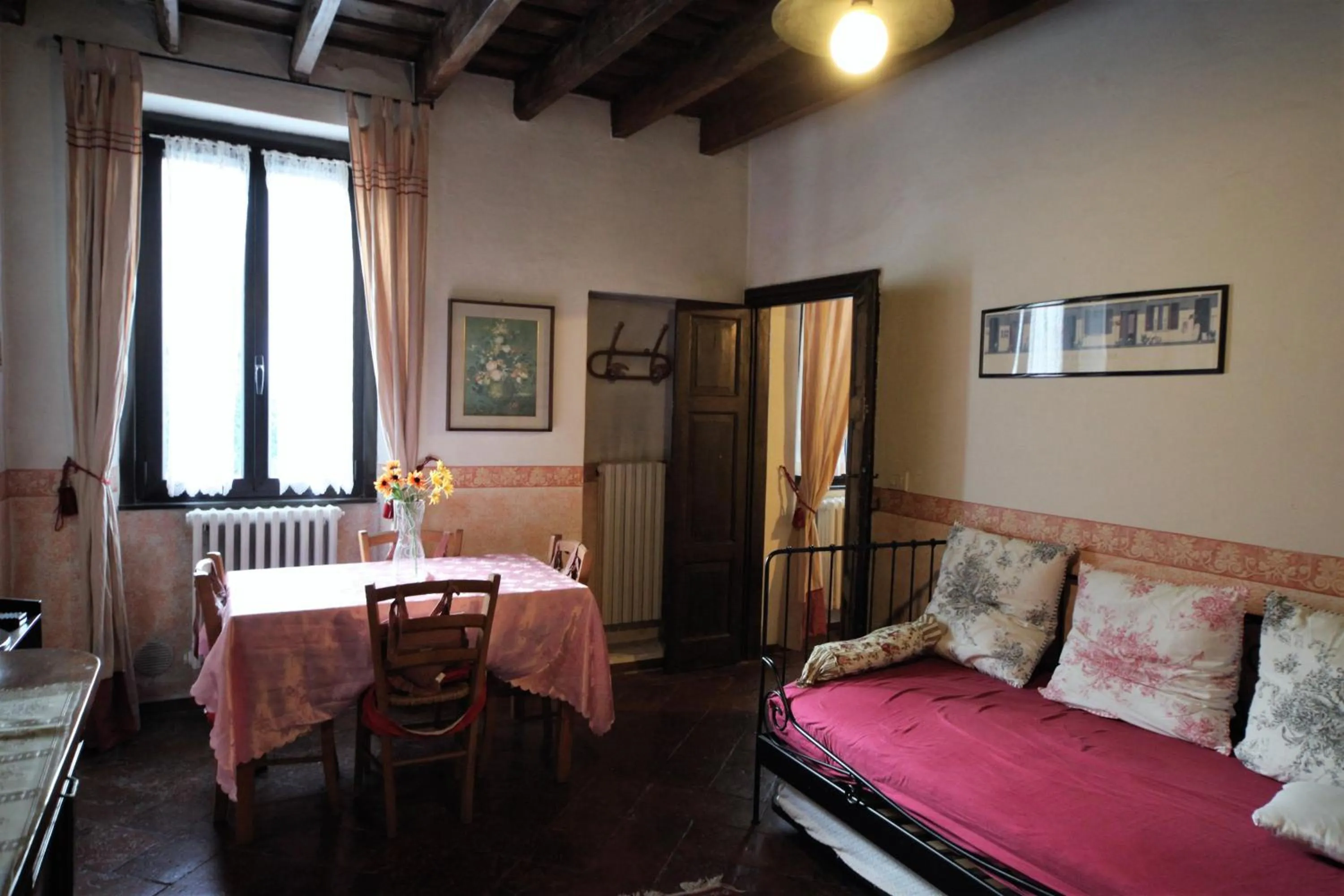 Seating area, Bed in Antica Corte Milanese