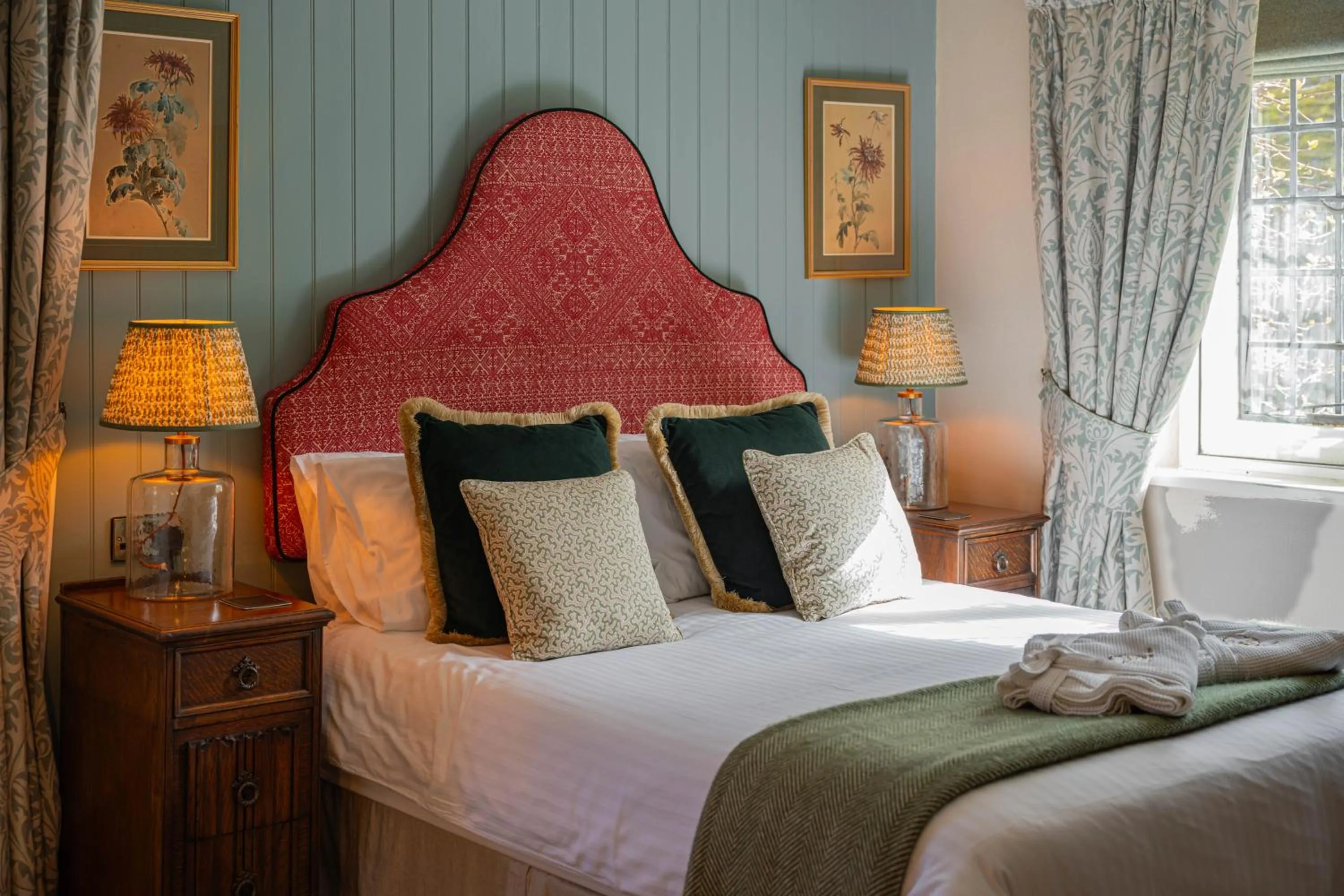 Bed in Stone House Hotel