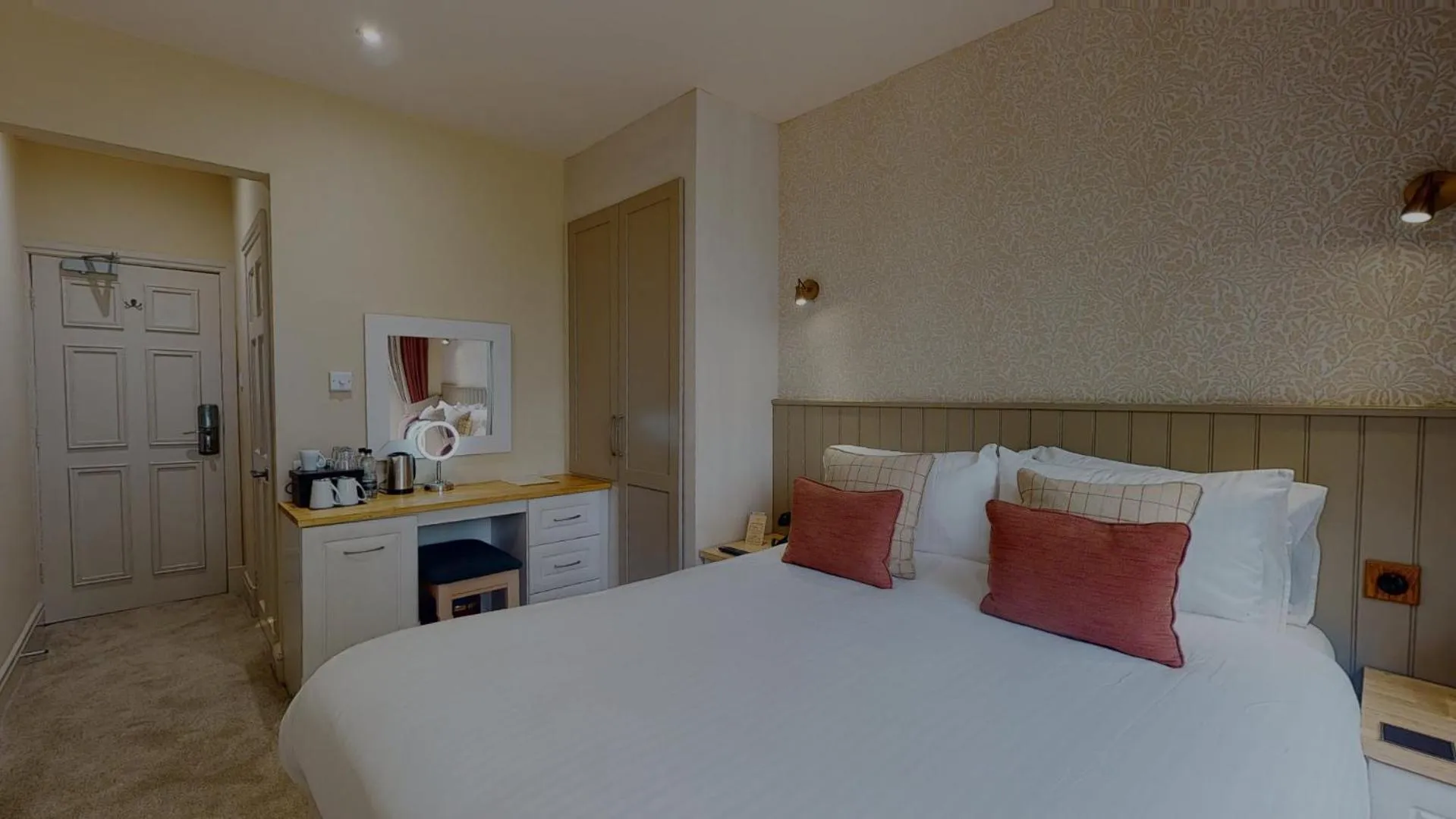 Bed in Stone House Hotel