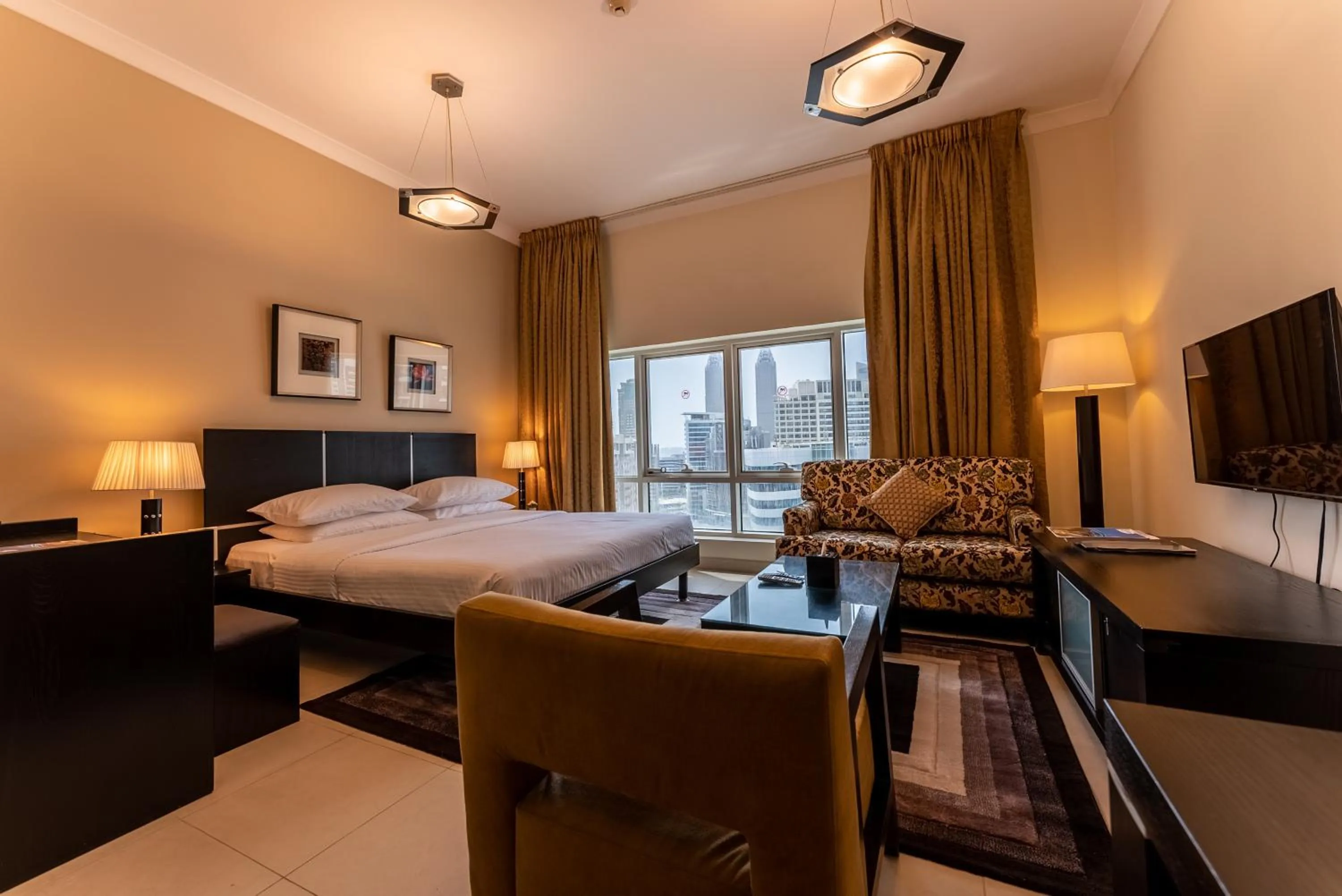 TV and multimedia, Bed in Gulf Oasis Hotel Apartments Fz LLC