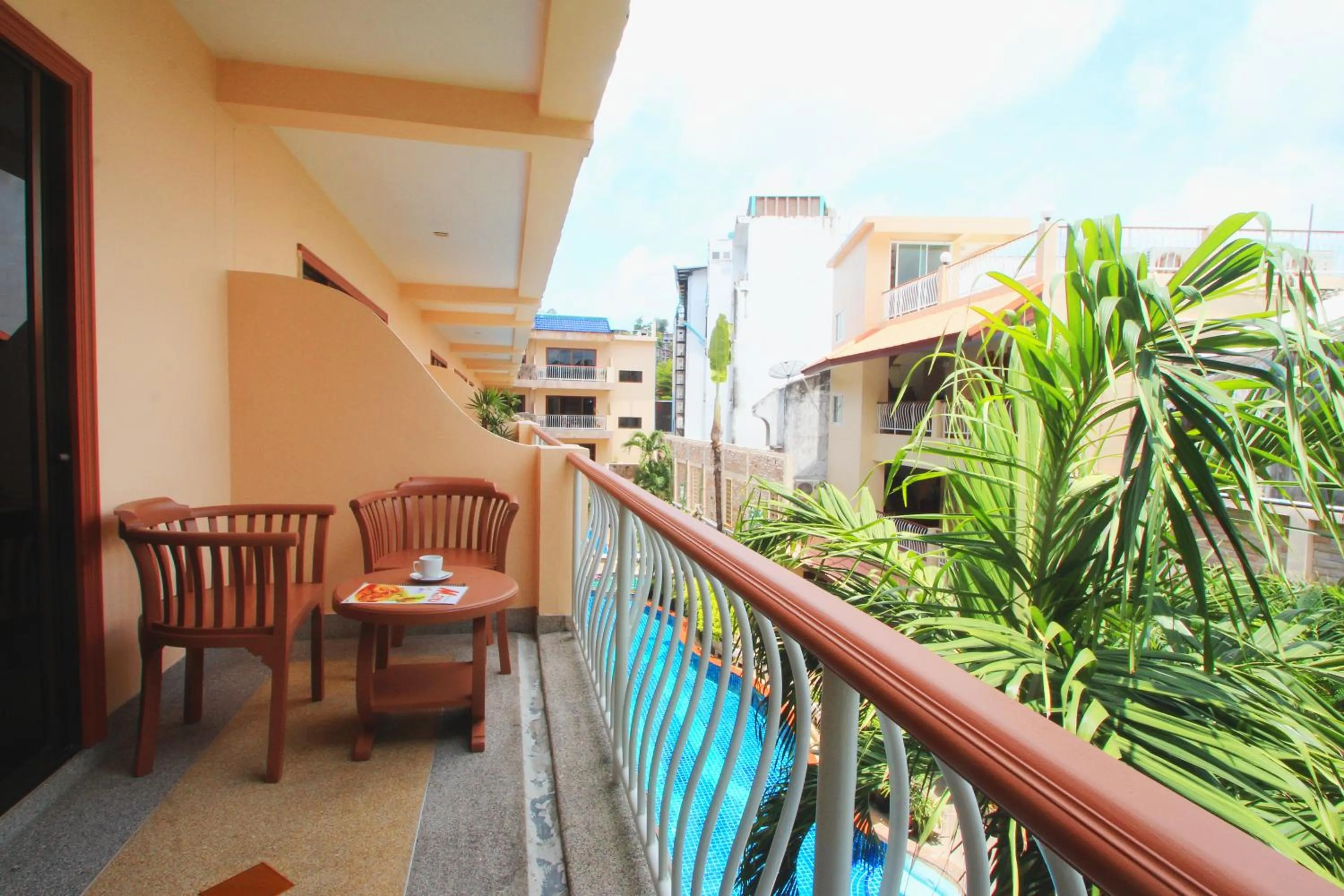 Pool view in Baan Boa Resort