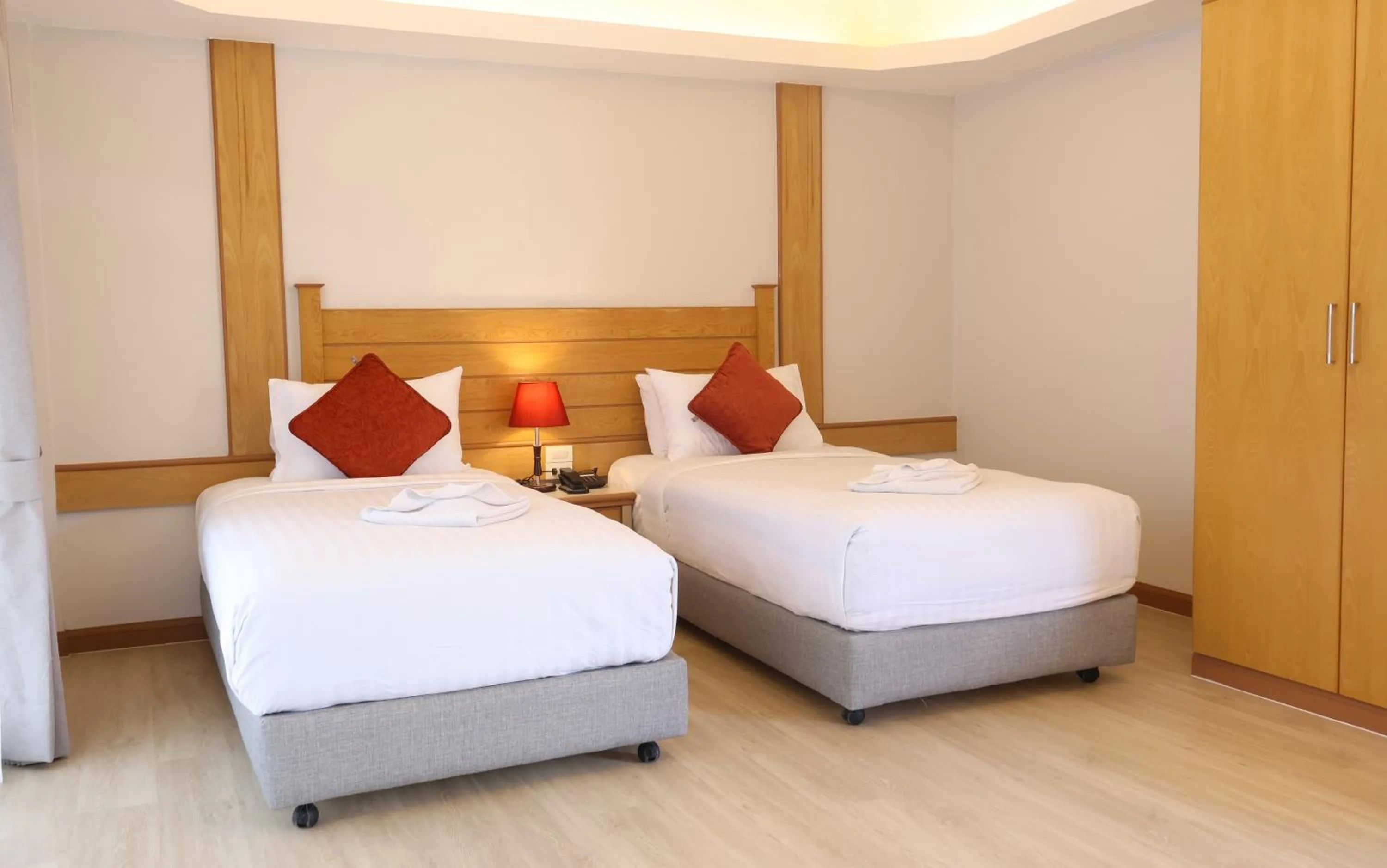 Bed in Baan Boa Resort