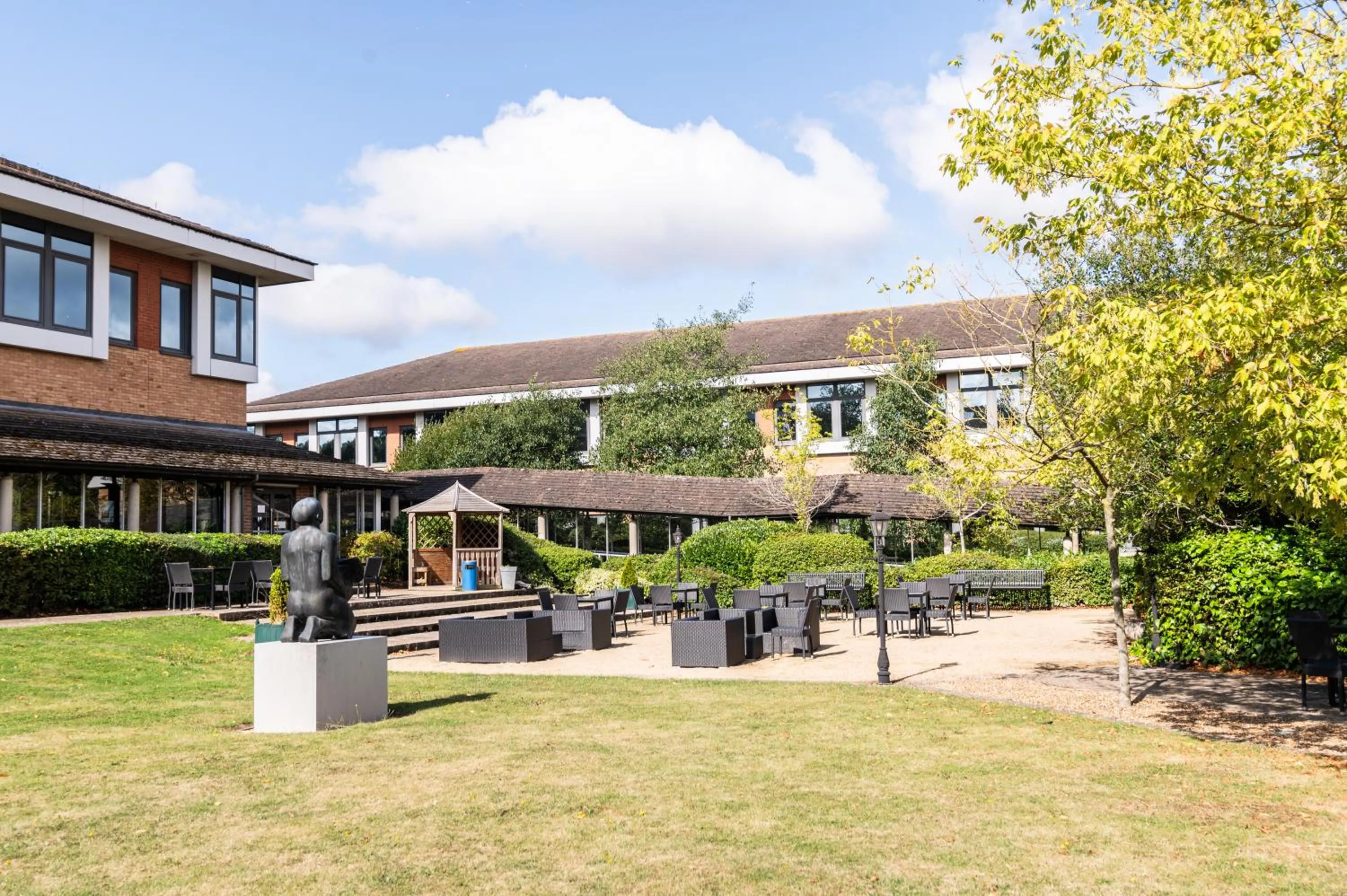 Patio in Kents Hill Park Training & Conference Centre