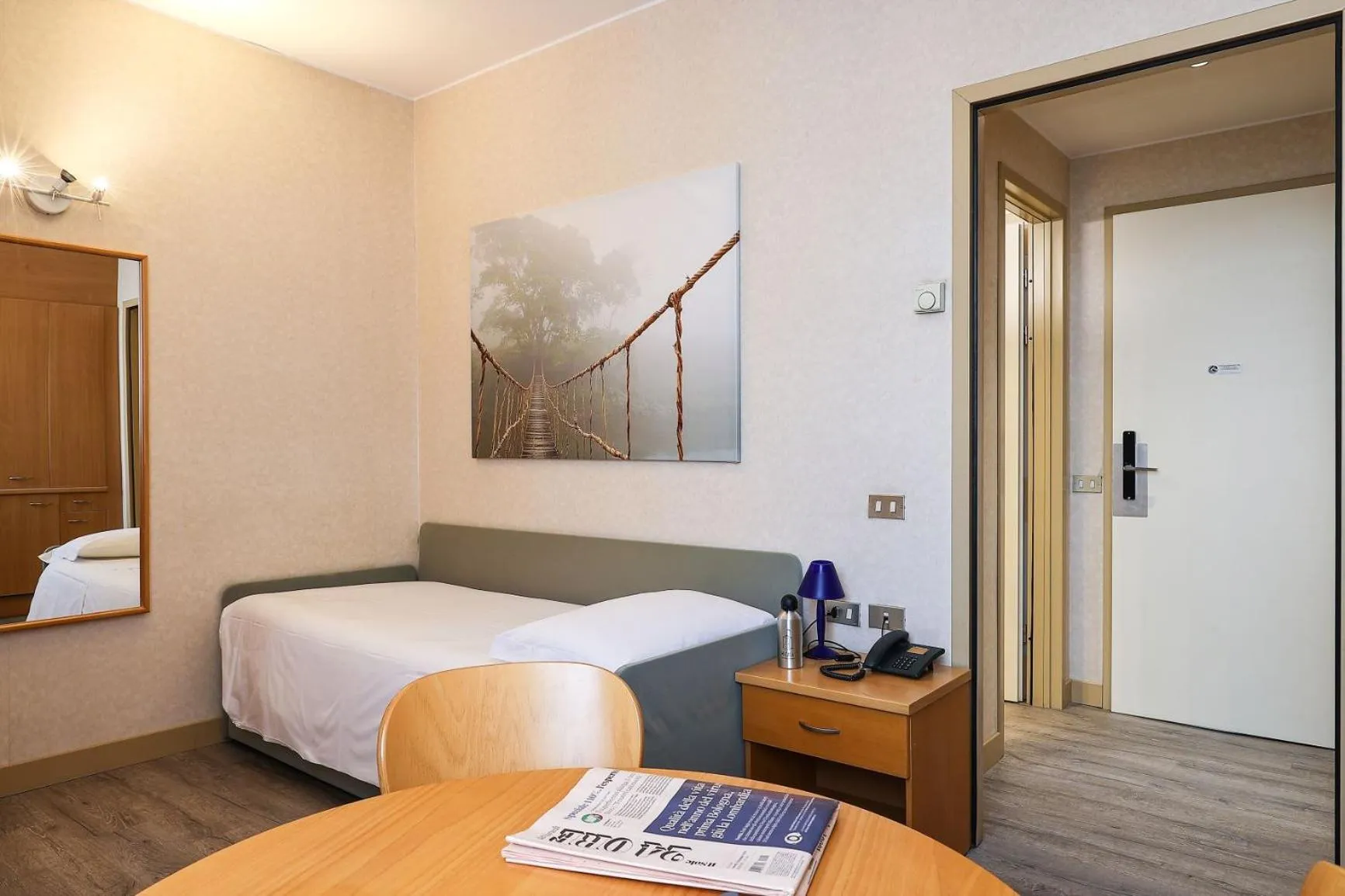 Bedroom, Bed in Residence Cimarosa