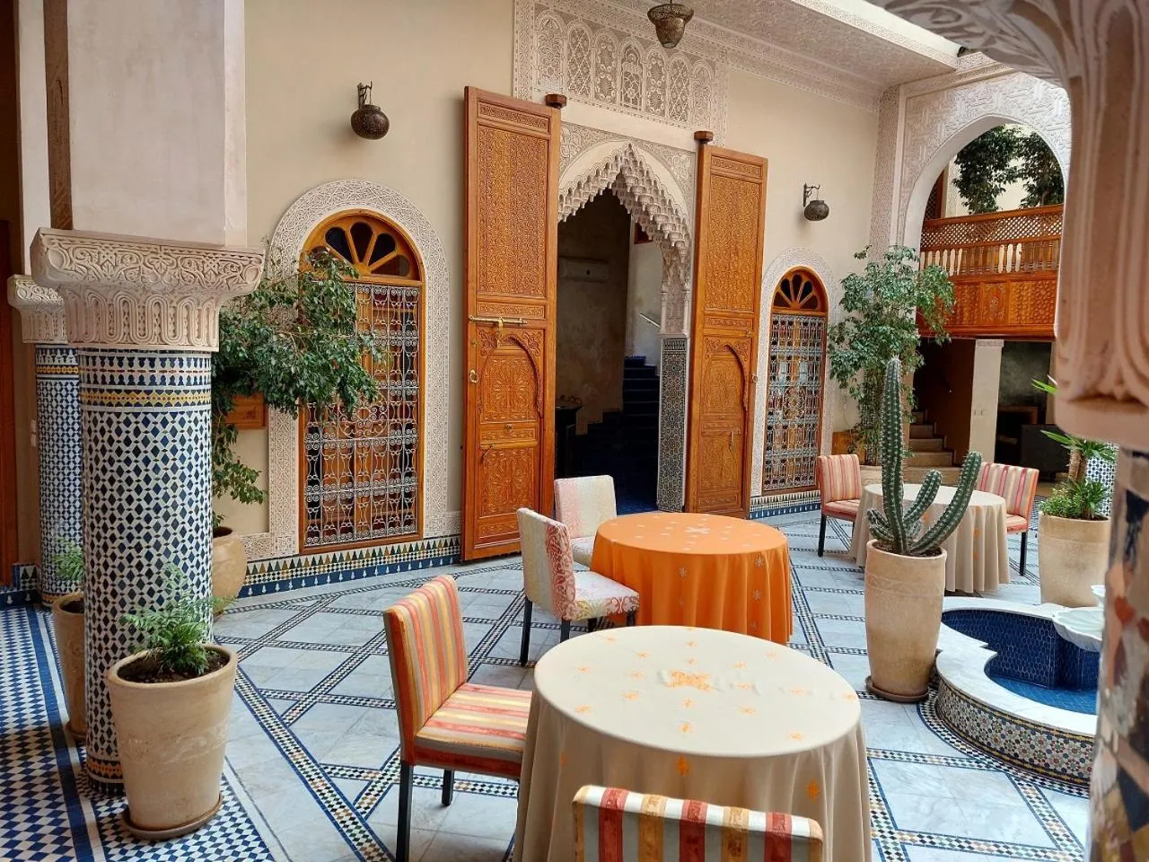 Patio in Riad Andalib