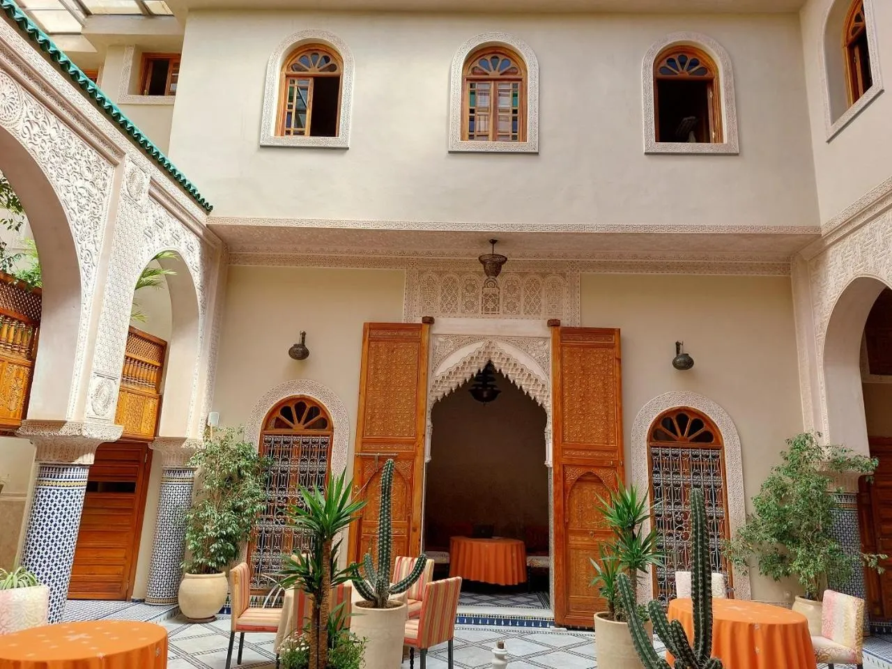 Patio in Riad Andalib