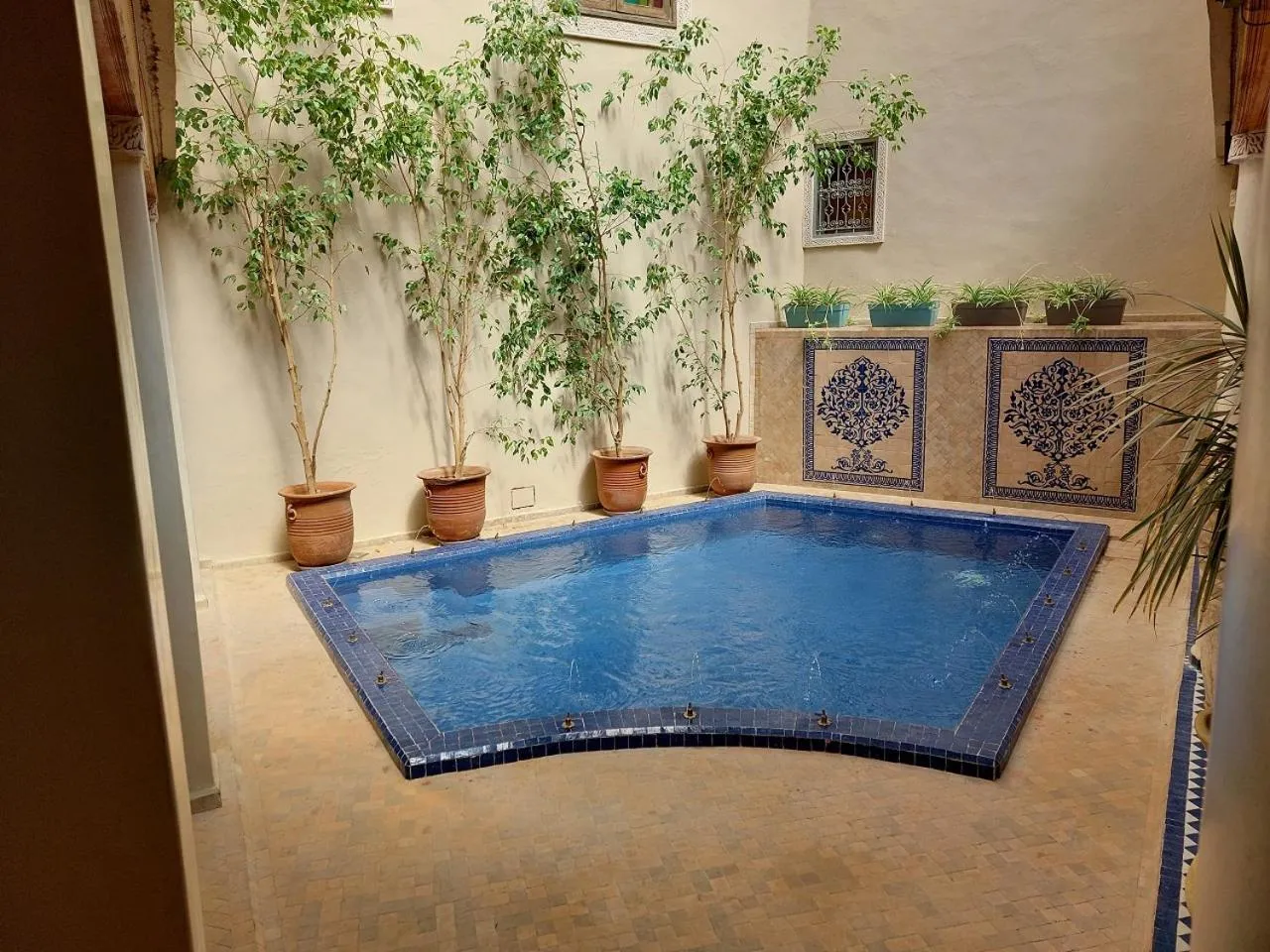 Swimming pool in Riad Andalib