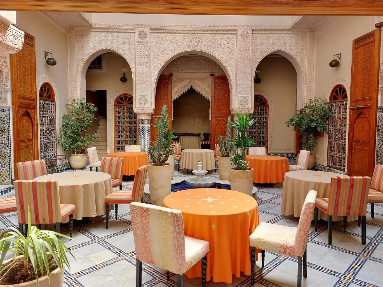 Patio in Riad Andalib