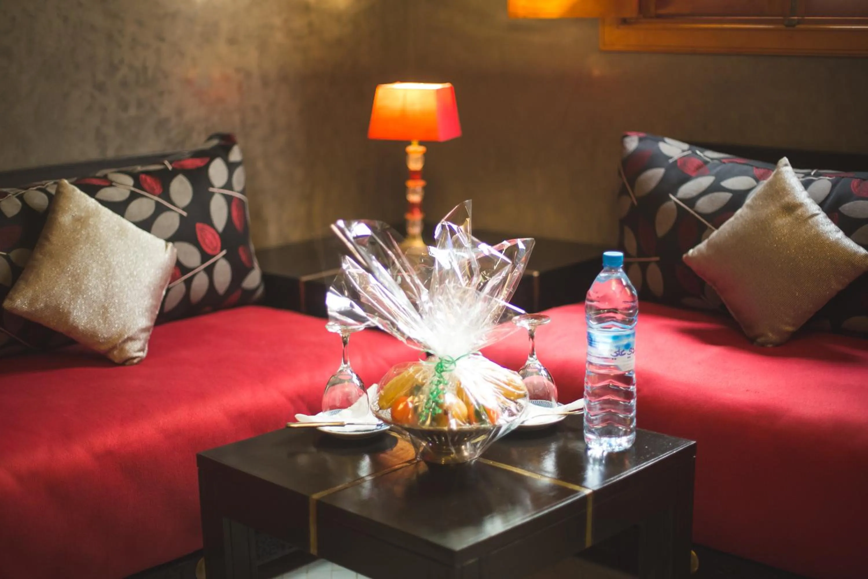 Seating area in Riad Andalib