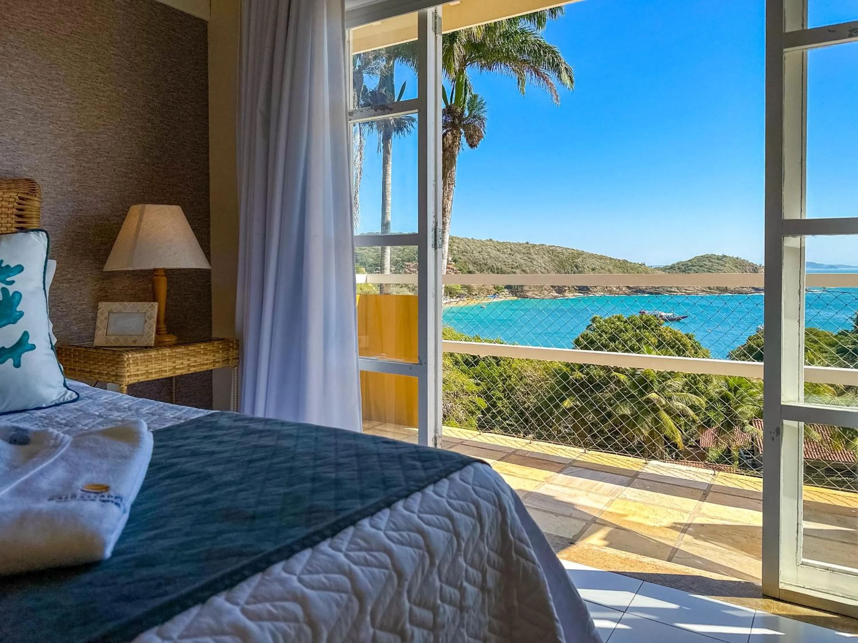 Bed in Bahiamarela Boutique Hotel & SPA