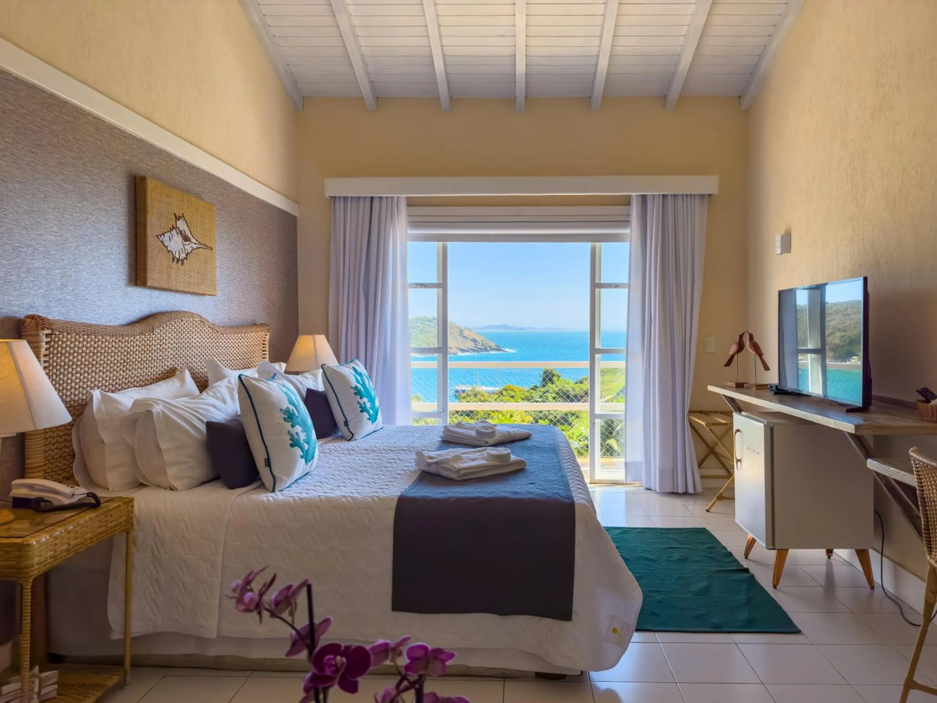 Bed in Bahiamarela Boutique Hotel & SPA