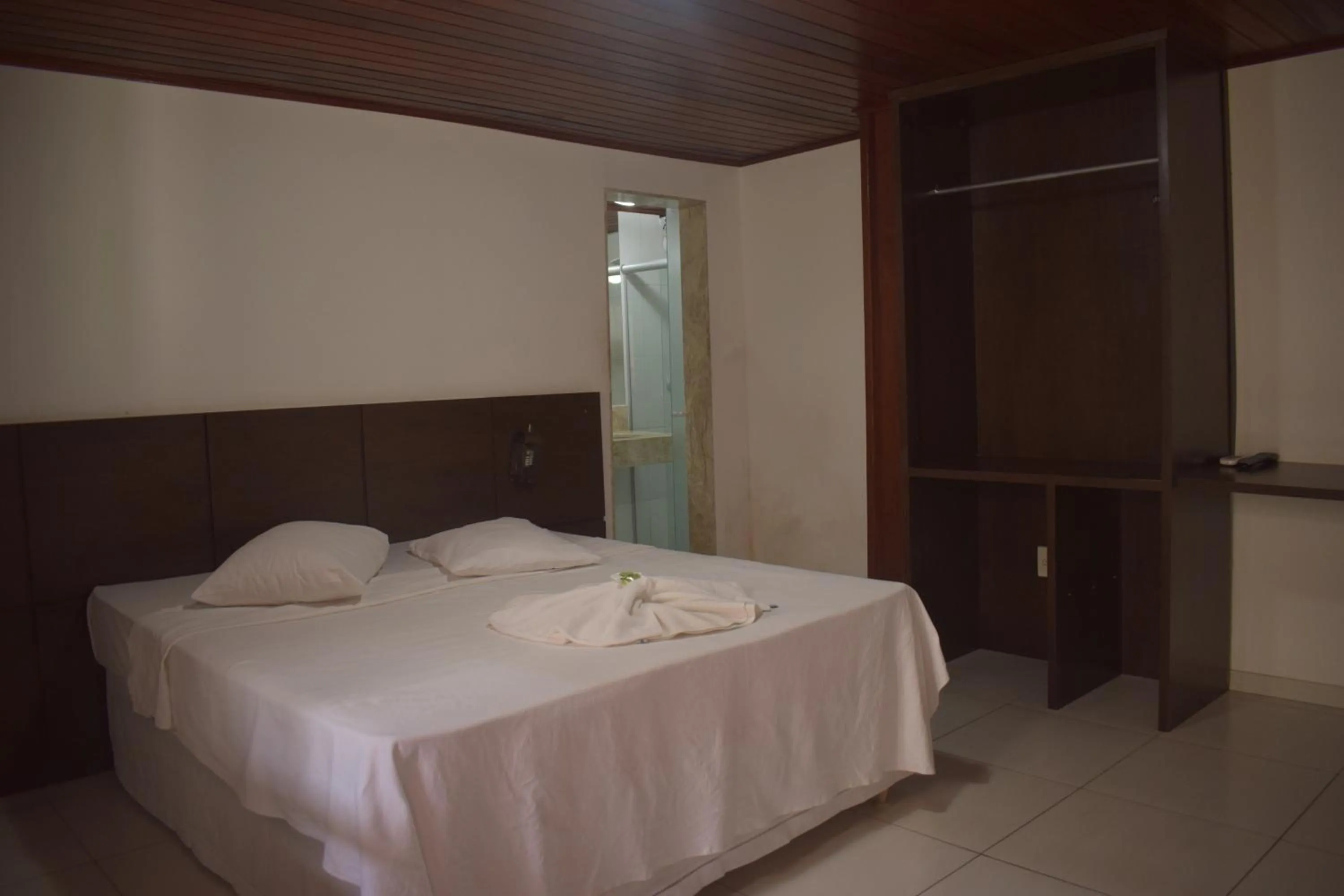 Bed in Pousada Vida Boa