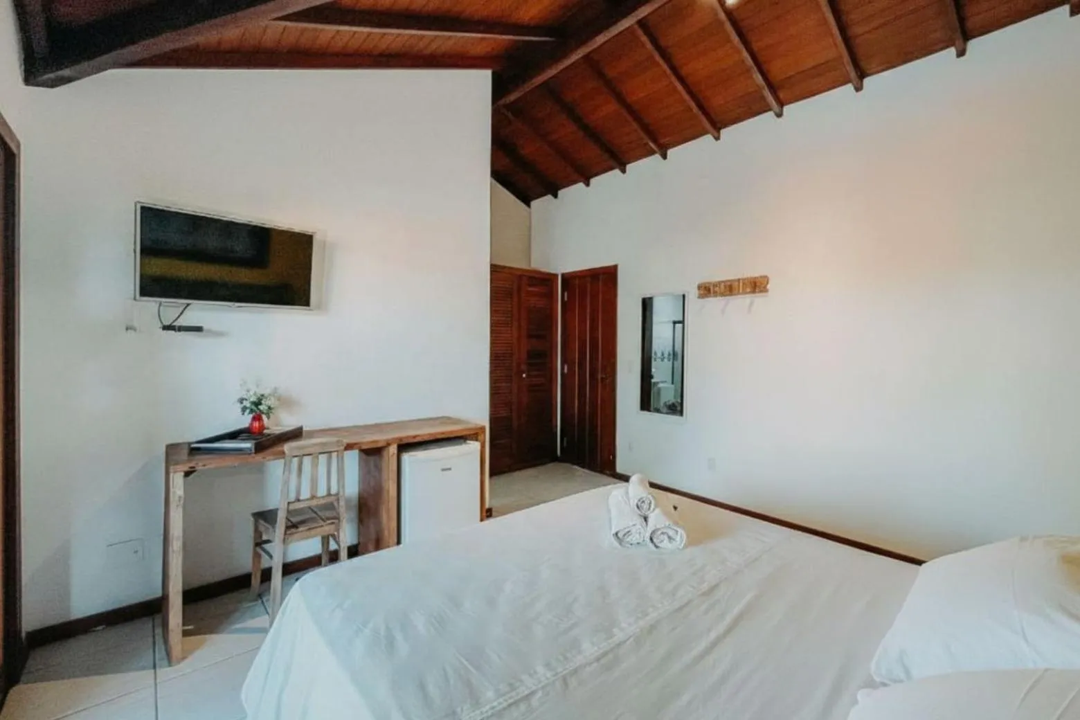 Bed in Pousada Sabledor