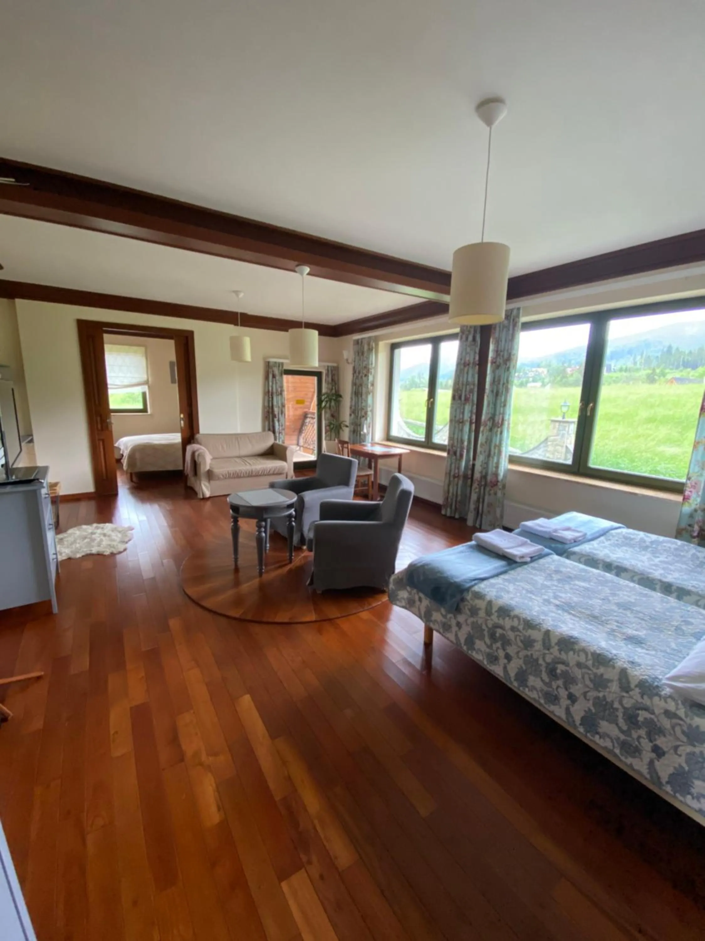 Living room, Bed in Apolonia Willa