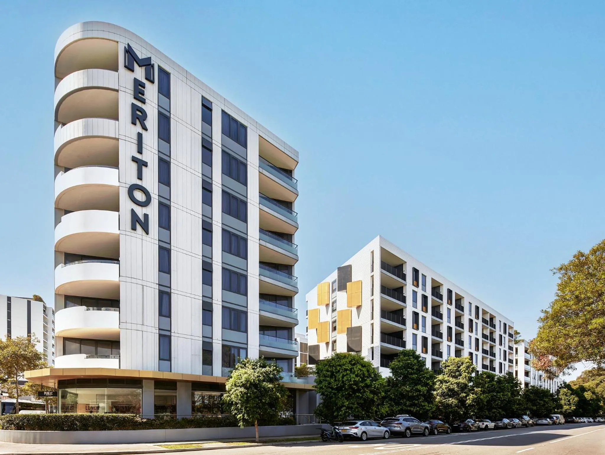 Property building in Meriton Suites Coward Street, Mascot