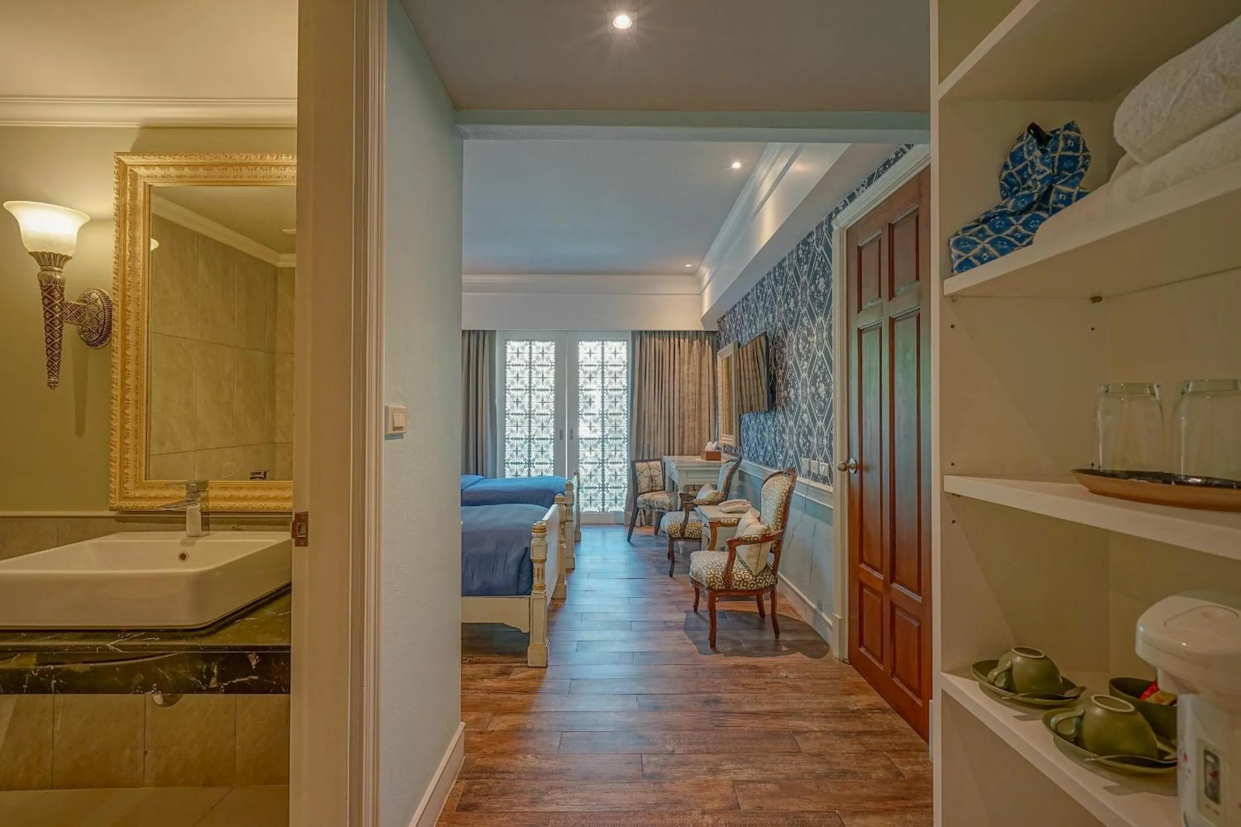 Bedroom, Bed in At Pingnakorn Riverside