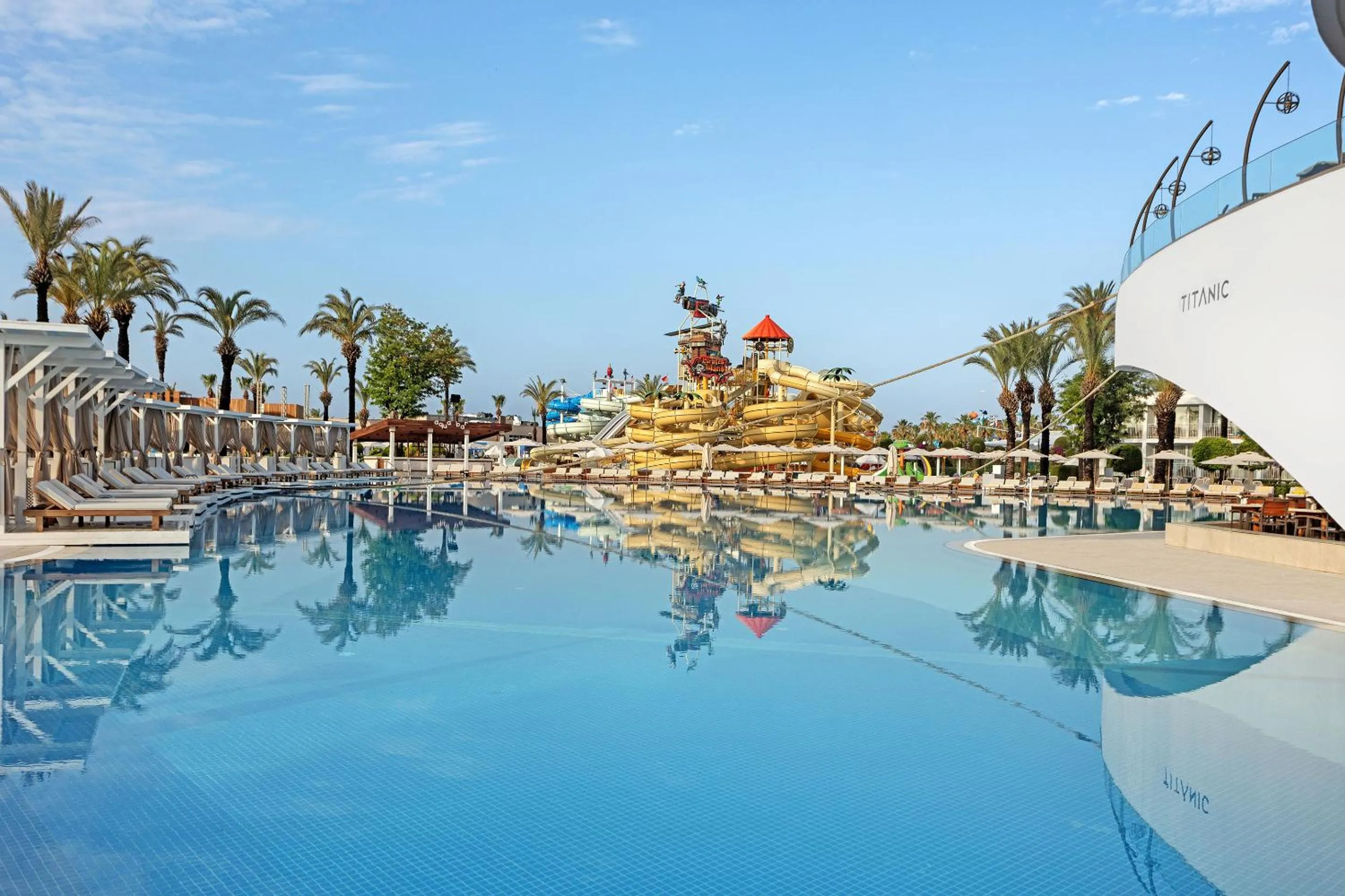 Aqua park in Titanic Deluxe Lara