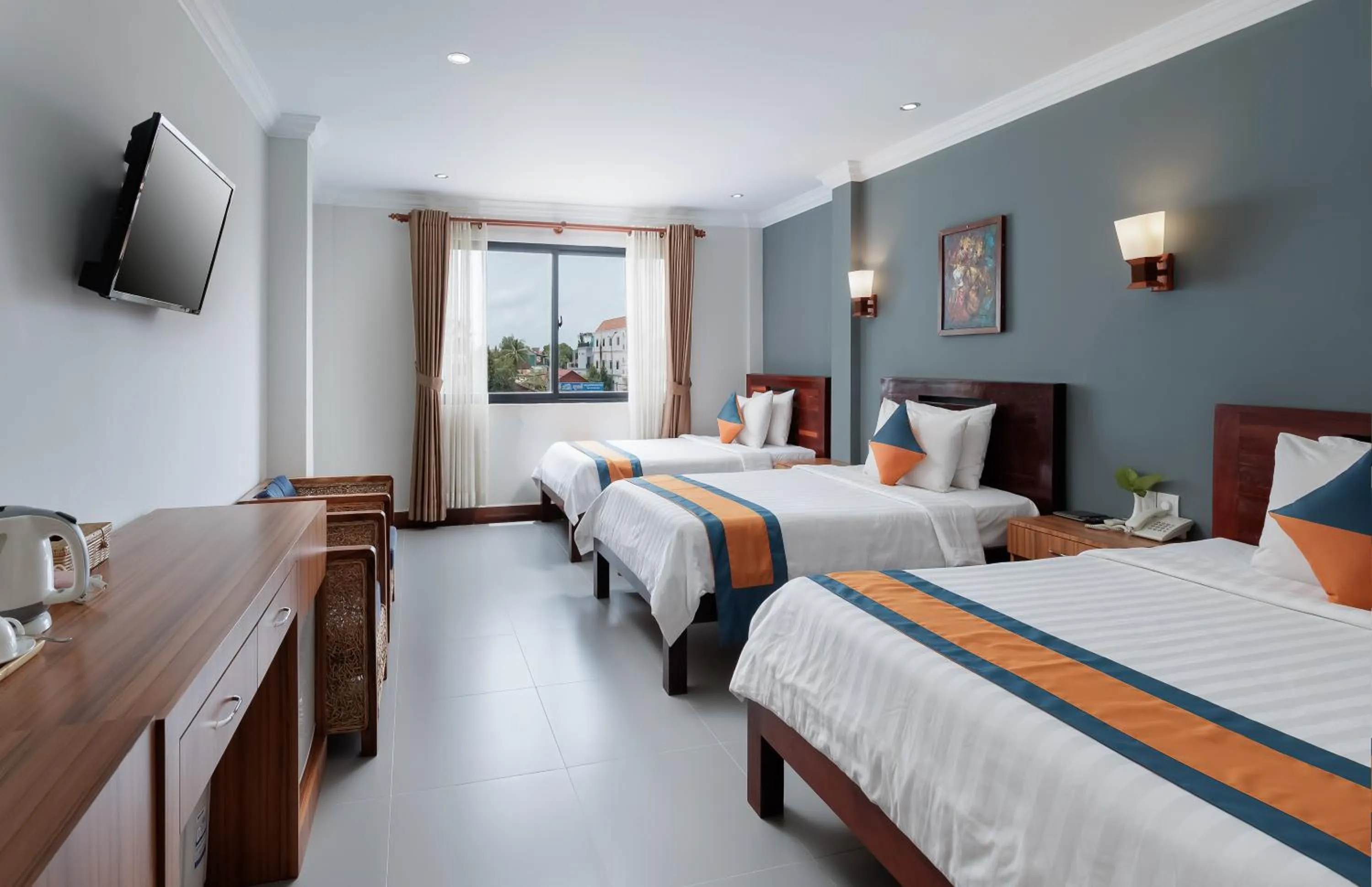 Bedroom, Bed in Ratana Angkor Hotel