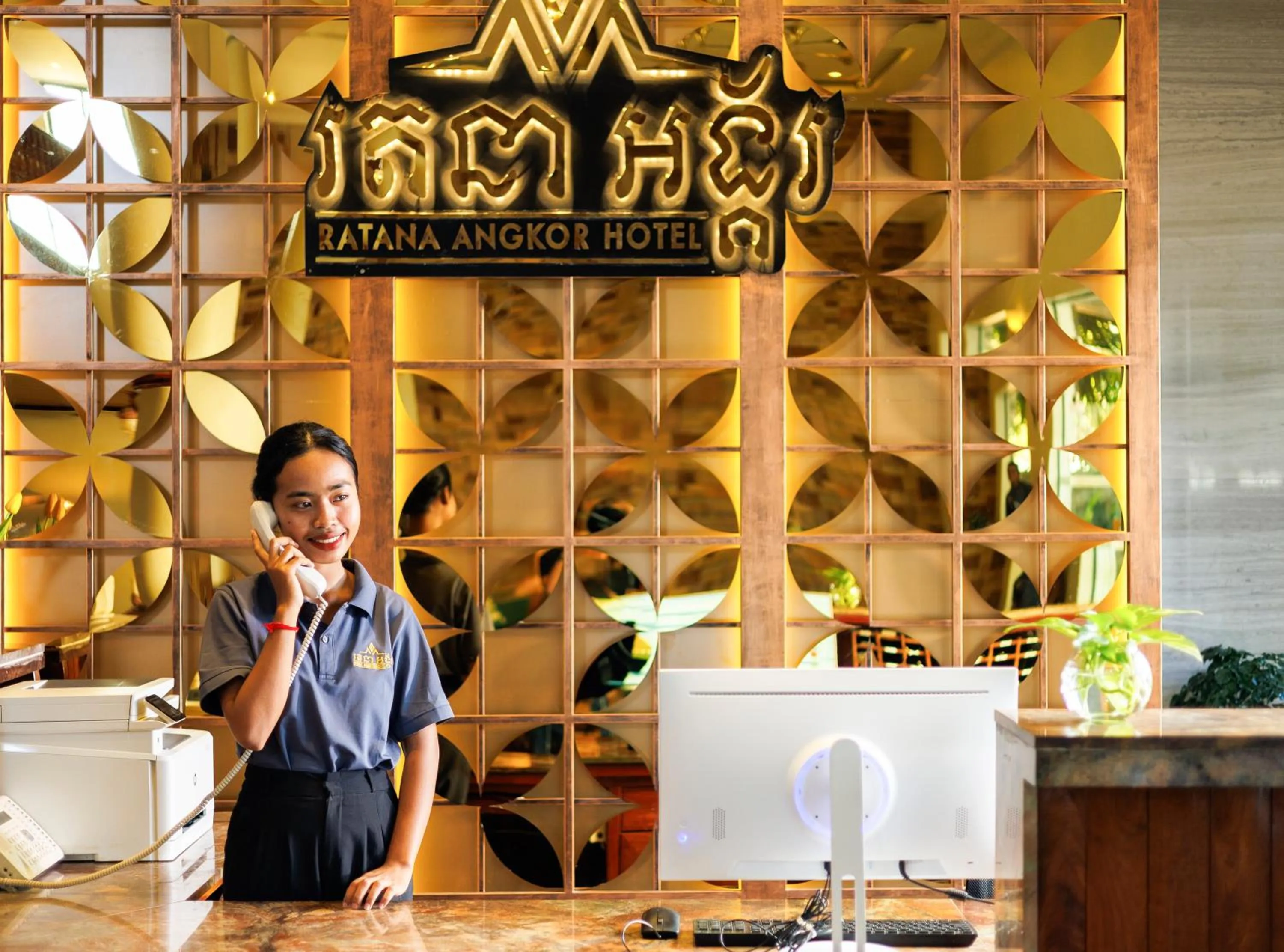 Lobby or reception in Ratana Angkor Hotel