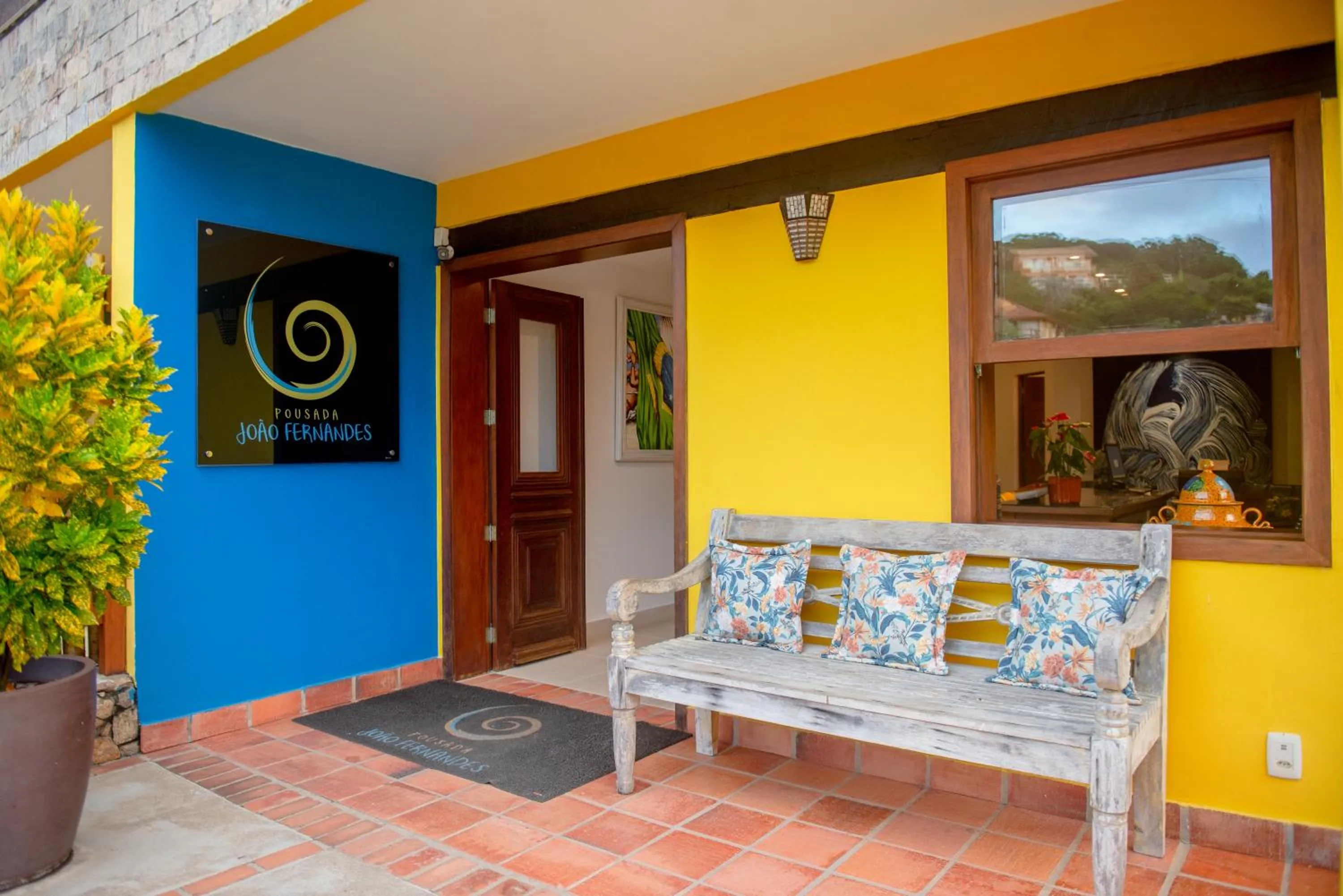 Lobby or reception in Pousada João Fernandes