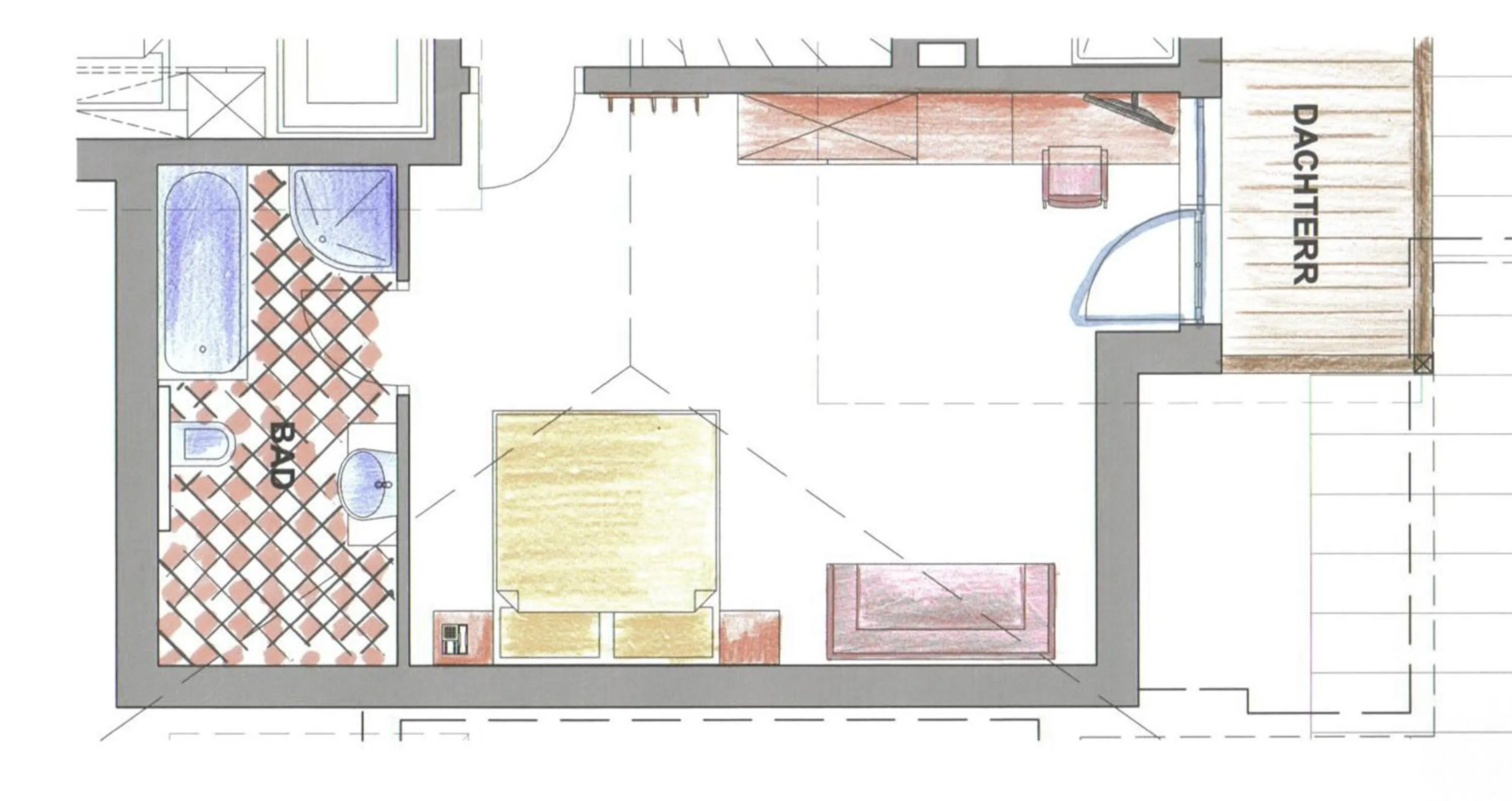 Floor plan in Hotel Gratz Großarl