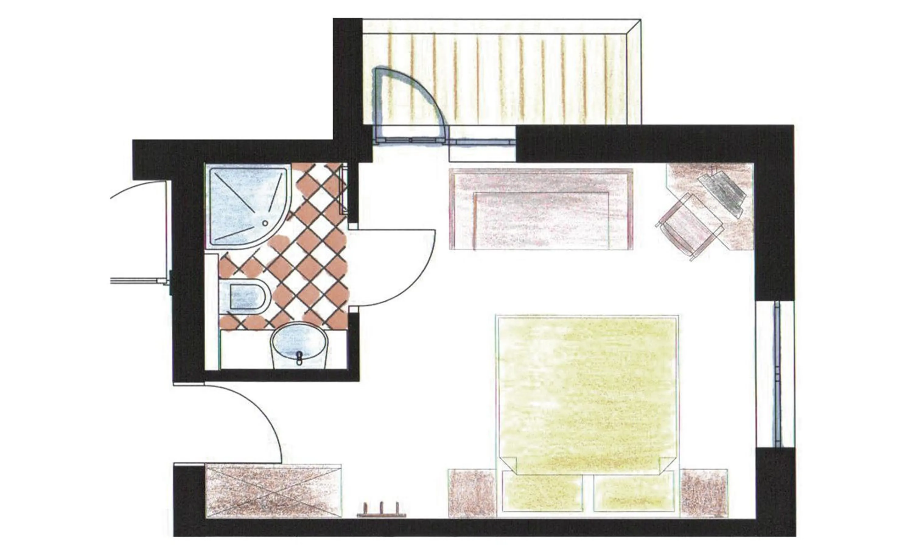 Floor plan in Hotel Gratz Großarl